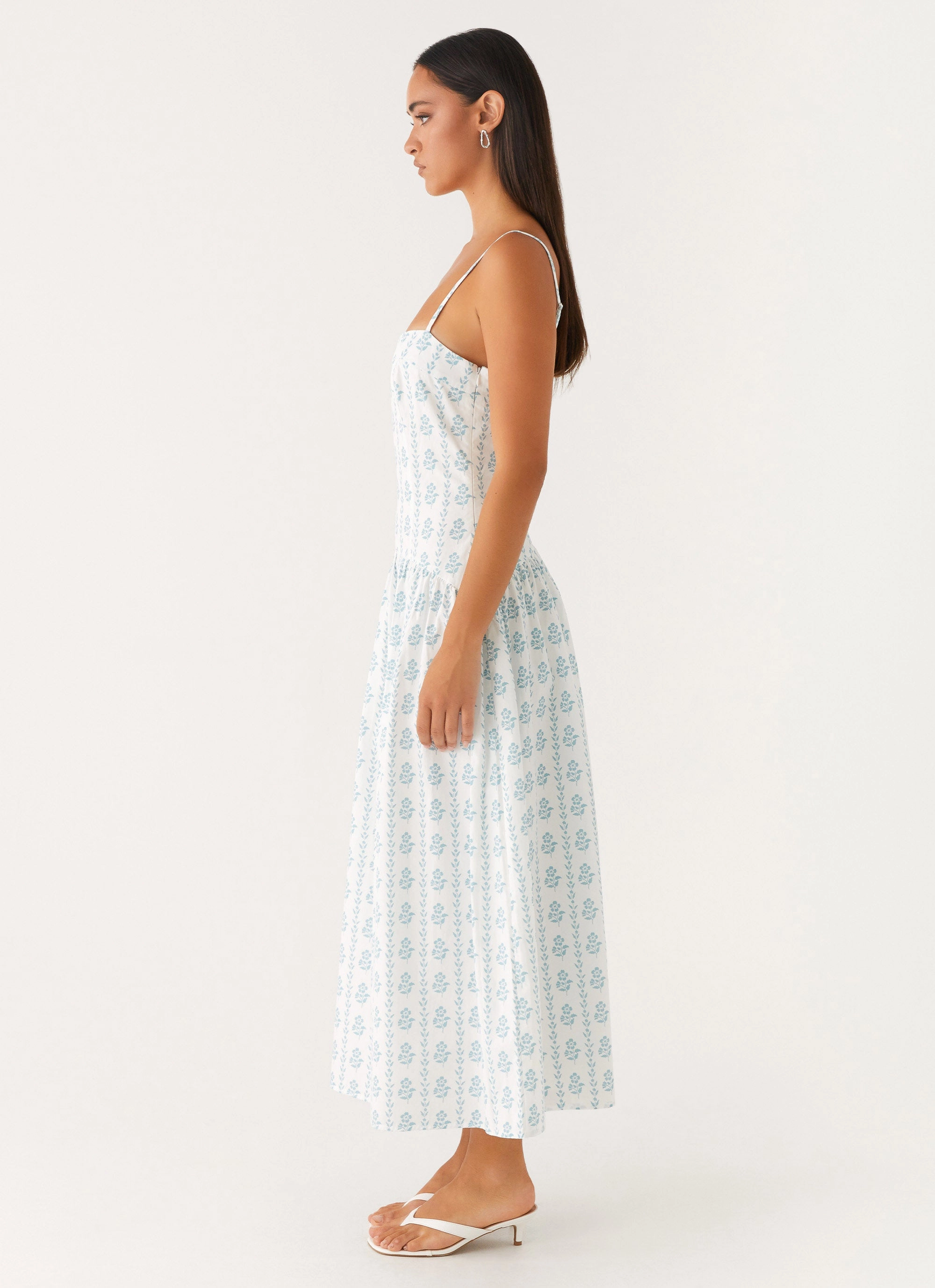 NonSlipClosure Shore Time Amelie Midi Dress - Sweet Daydream Print