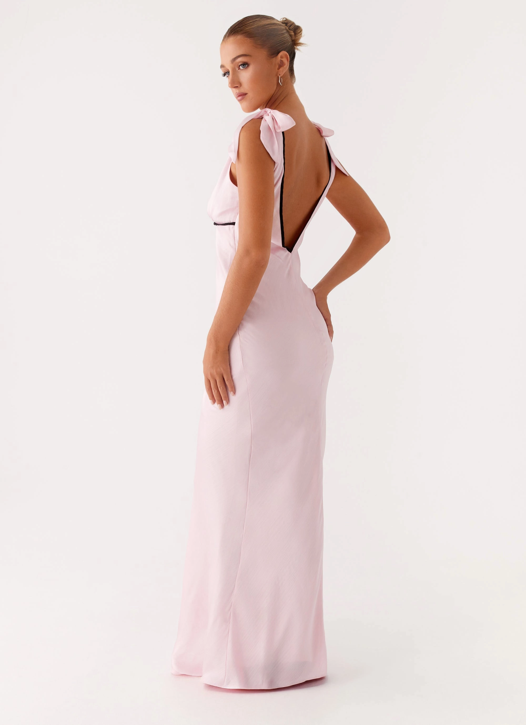 Romeo Maxi Dress - Pink Simple Profile Heritage-Brand