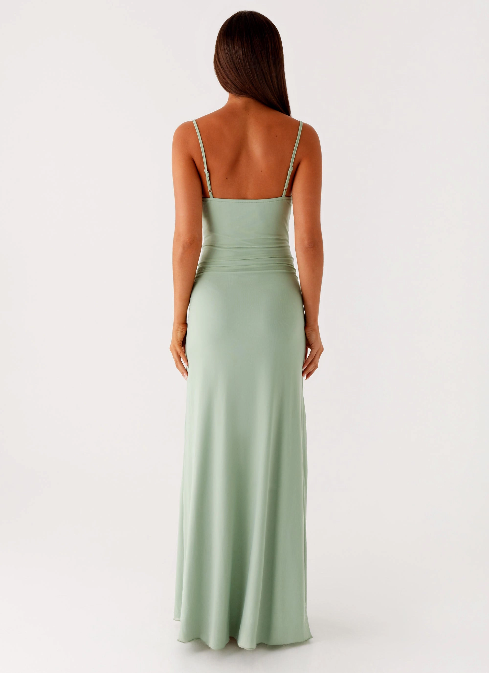 WaterRepellentCoating Amphi Maxi Dress - Sage