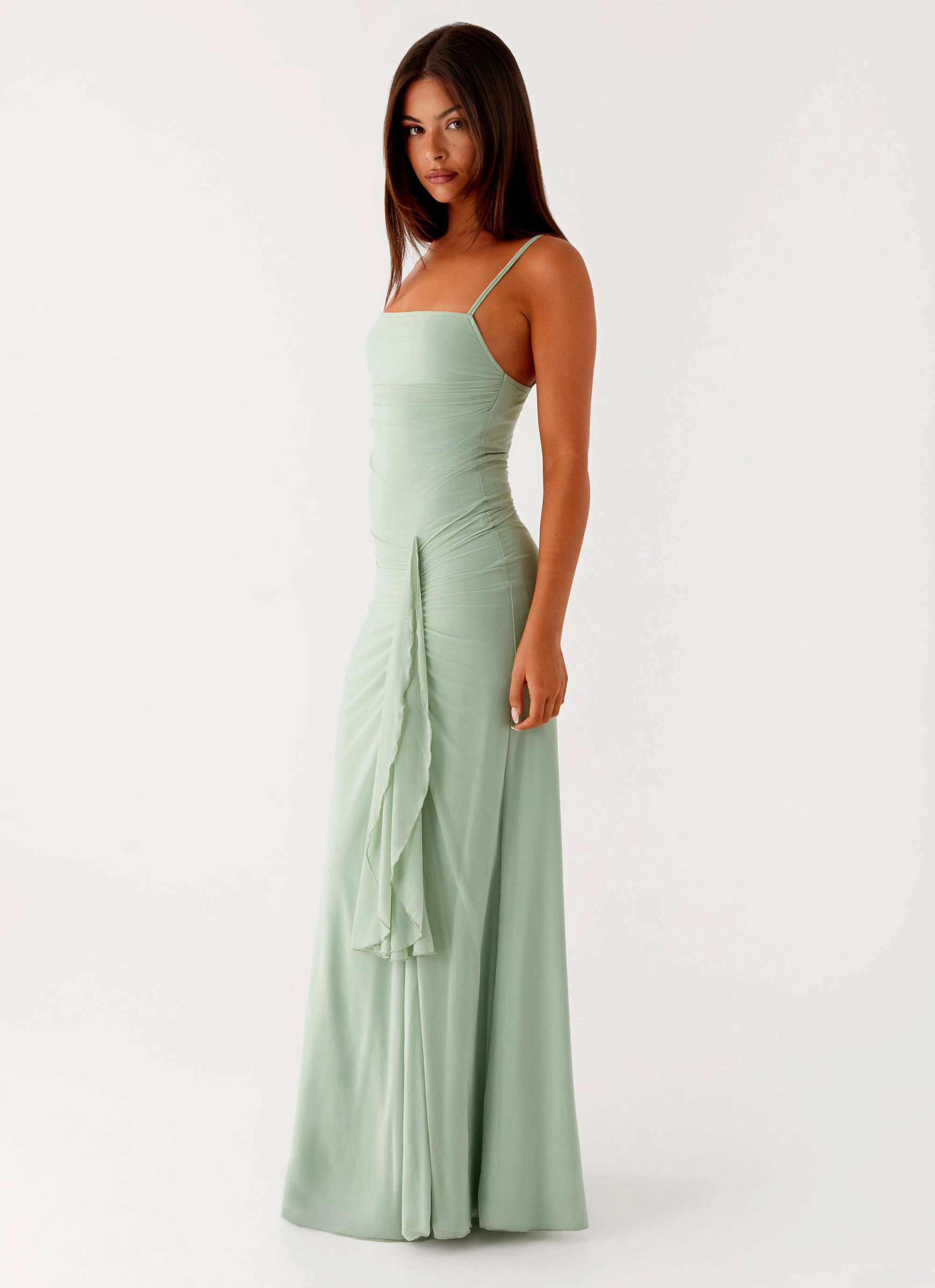 Amphi Maxi Dress - Sage petite size Flattering and Chic