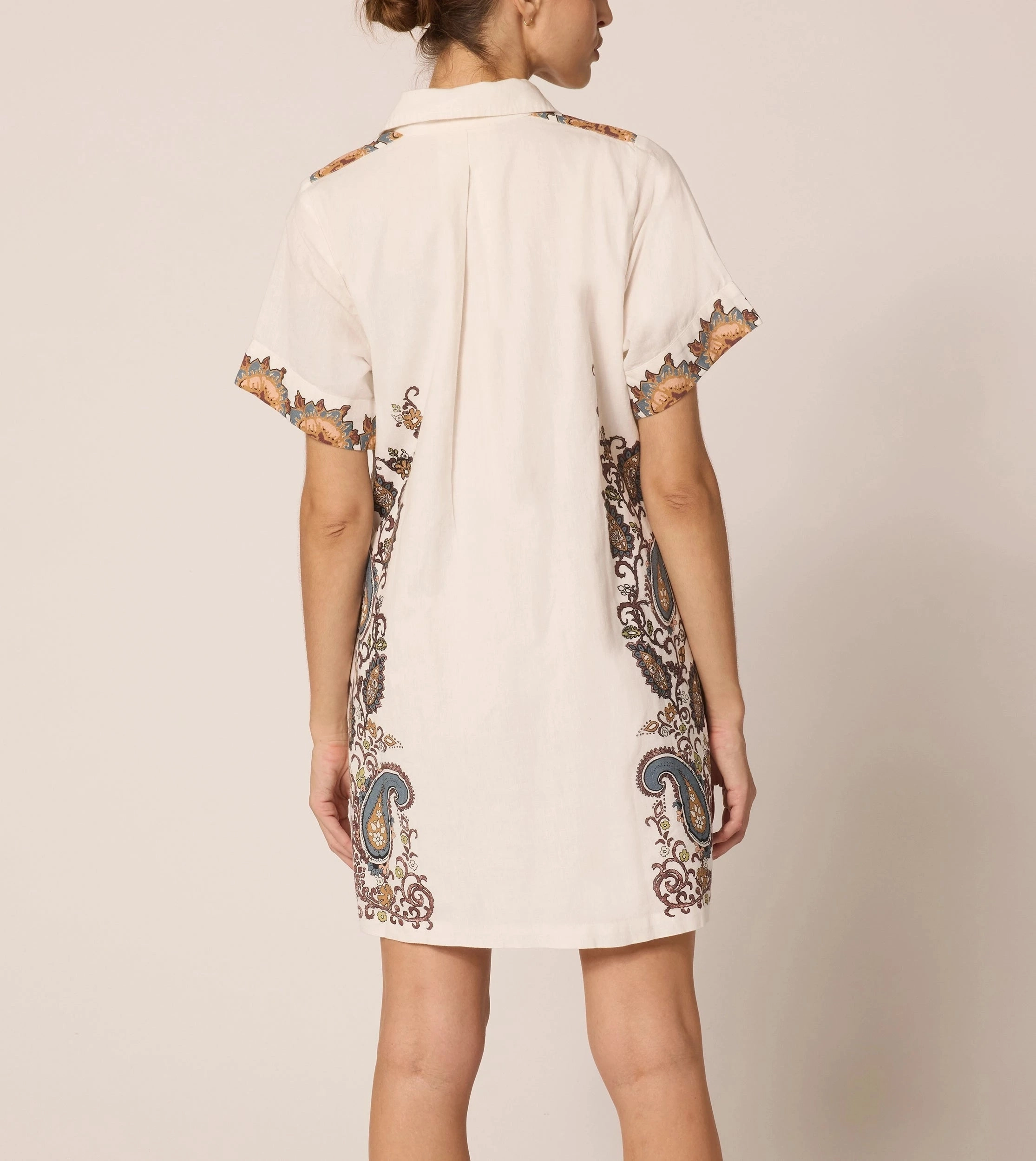 Anahita Mini Dress | Veneto Paisley Glamorous look Anti-Static-Finish