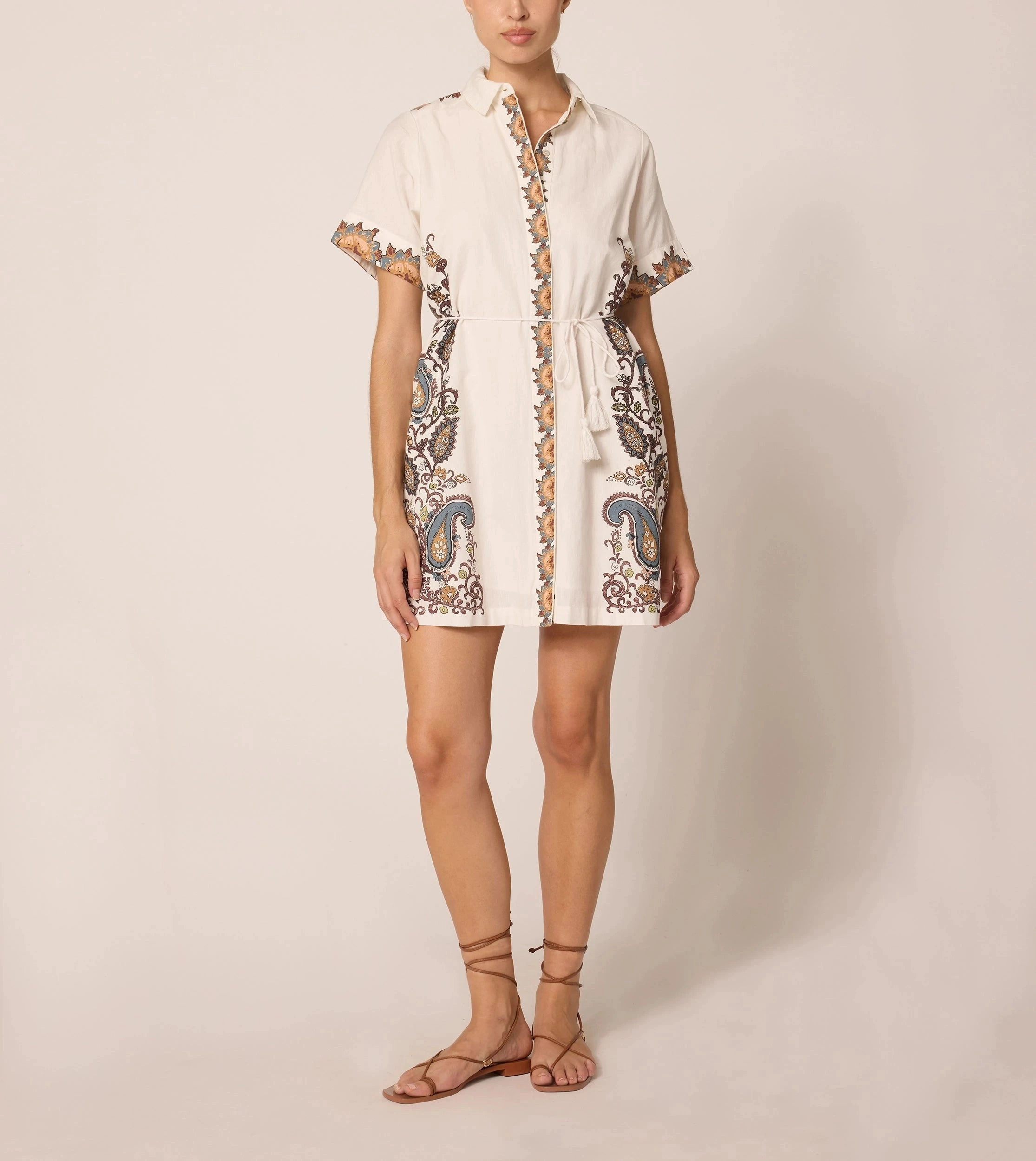 Anahita Mini Dress | Veneto Paisley Chilly Day Comfort