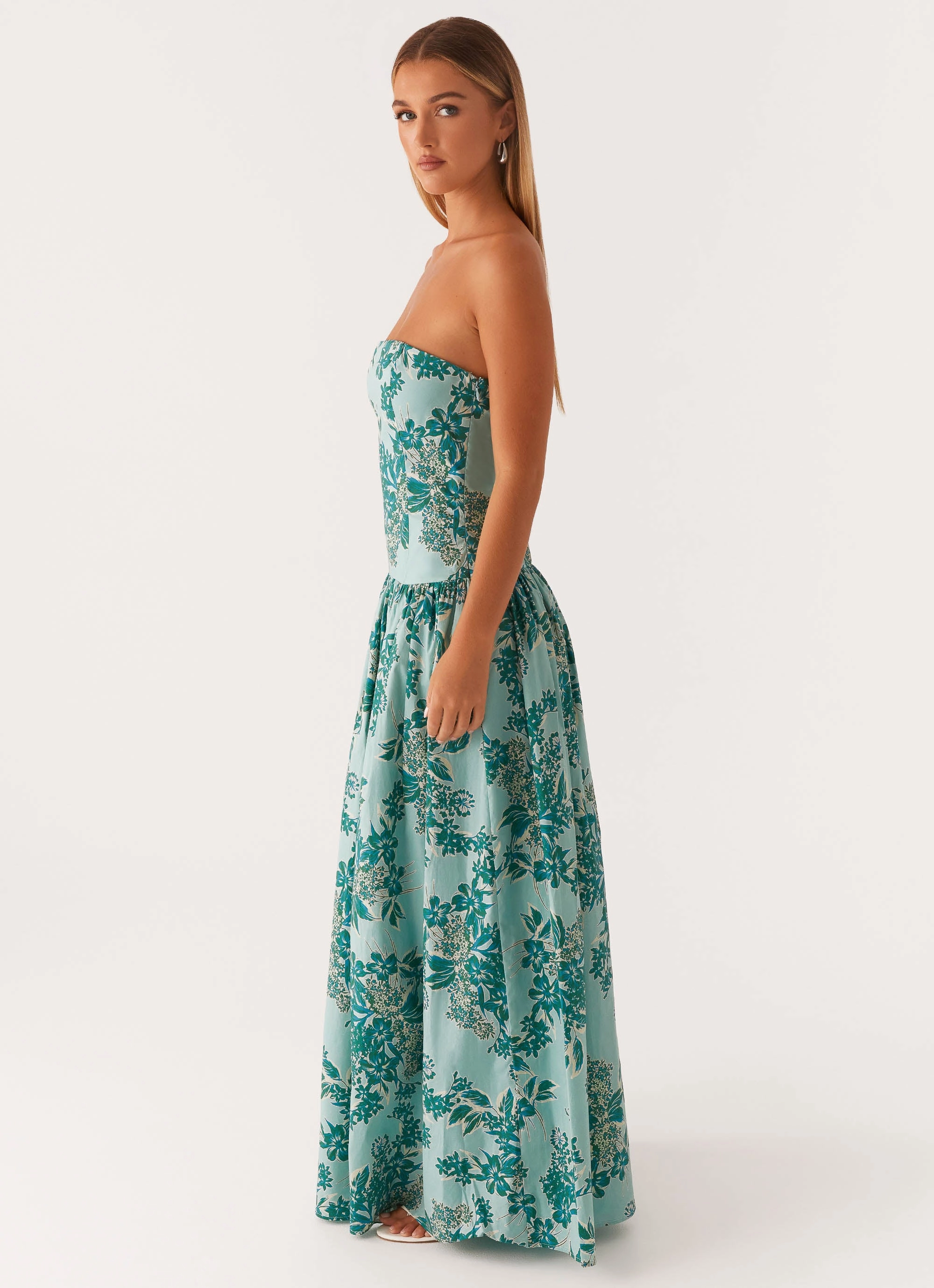 Andorra Maxi Dress - Cloud Nine Floral Bright Vibe