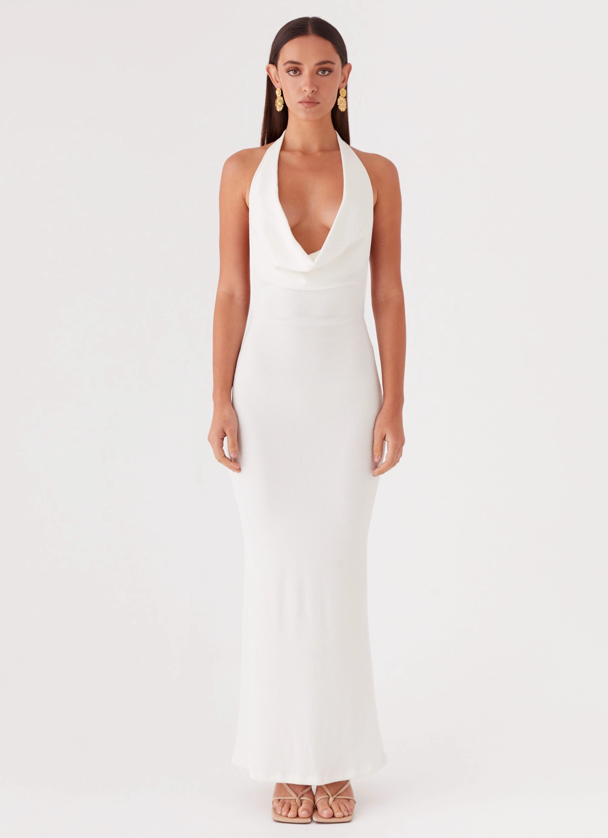 Anella Maxi Dress - White Year Rounder Low-Waist