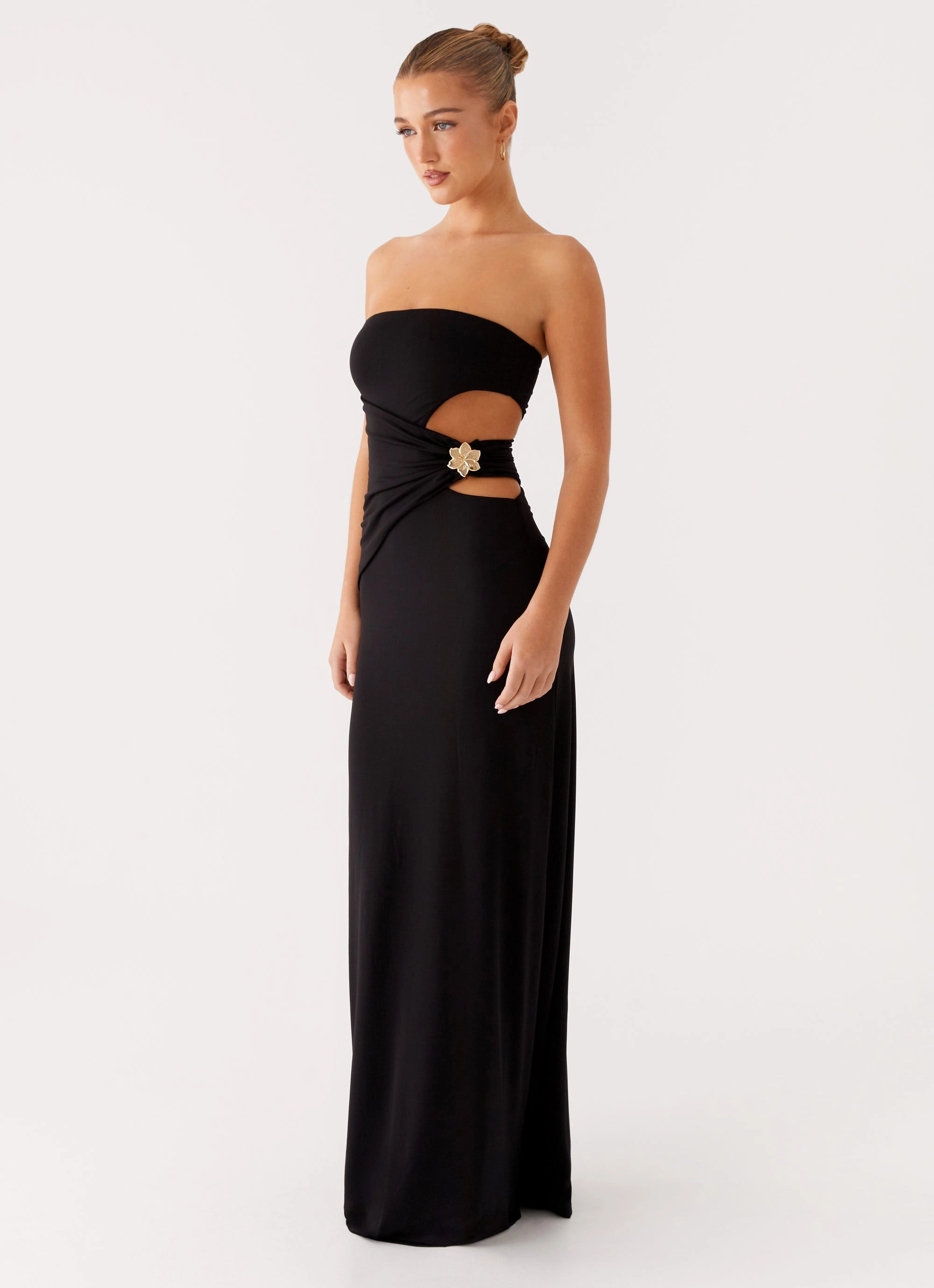 Natural Wrap Day-to-evening dress Anetta Maxi Dress - Black