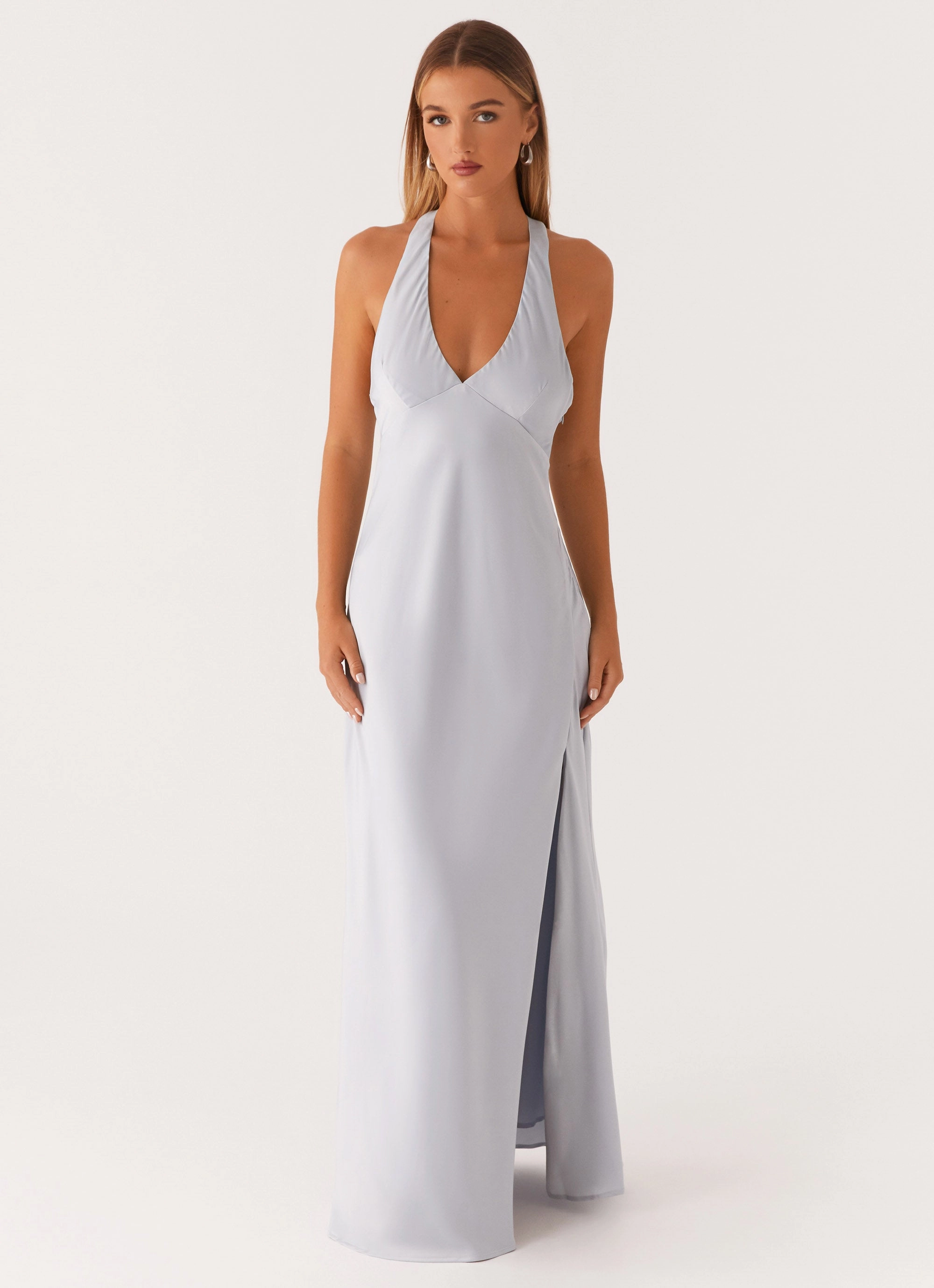 Sleek Vibe Angie Maxi Dress - Blue