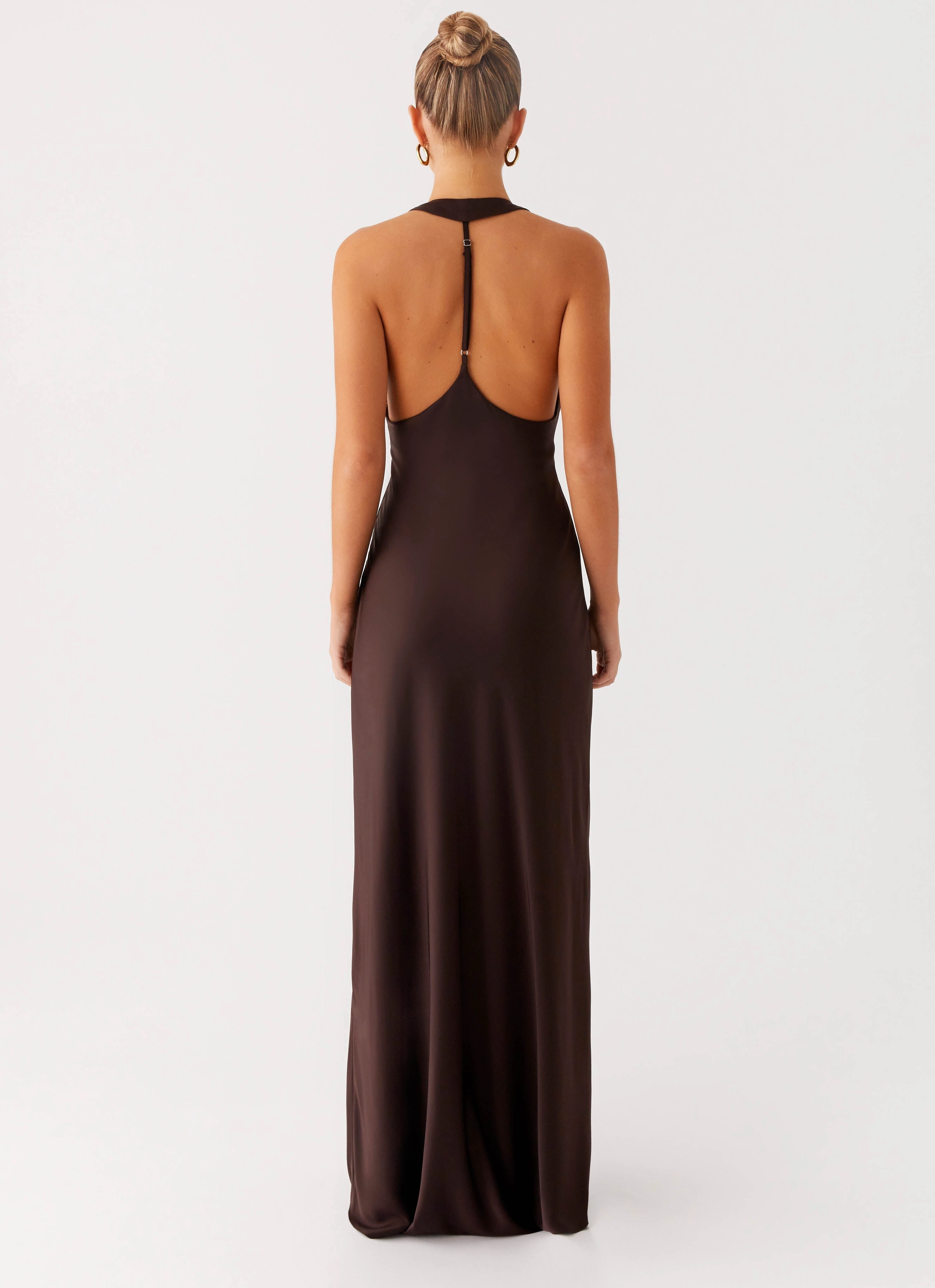 Brunch Outfit Formal Outfit Angie Maxi Dress - Chocolate