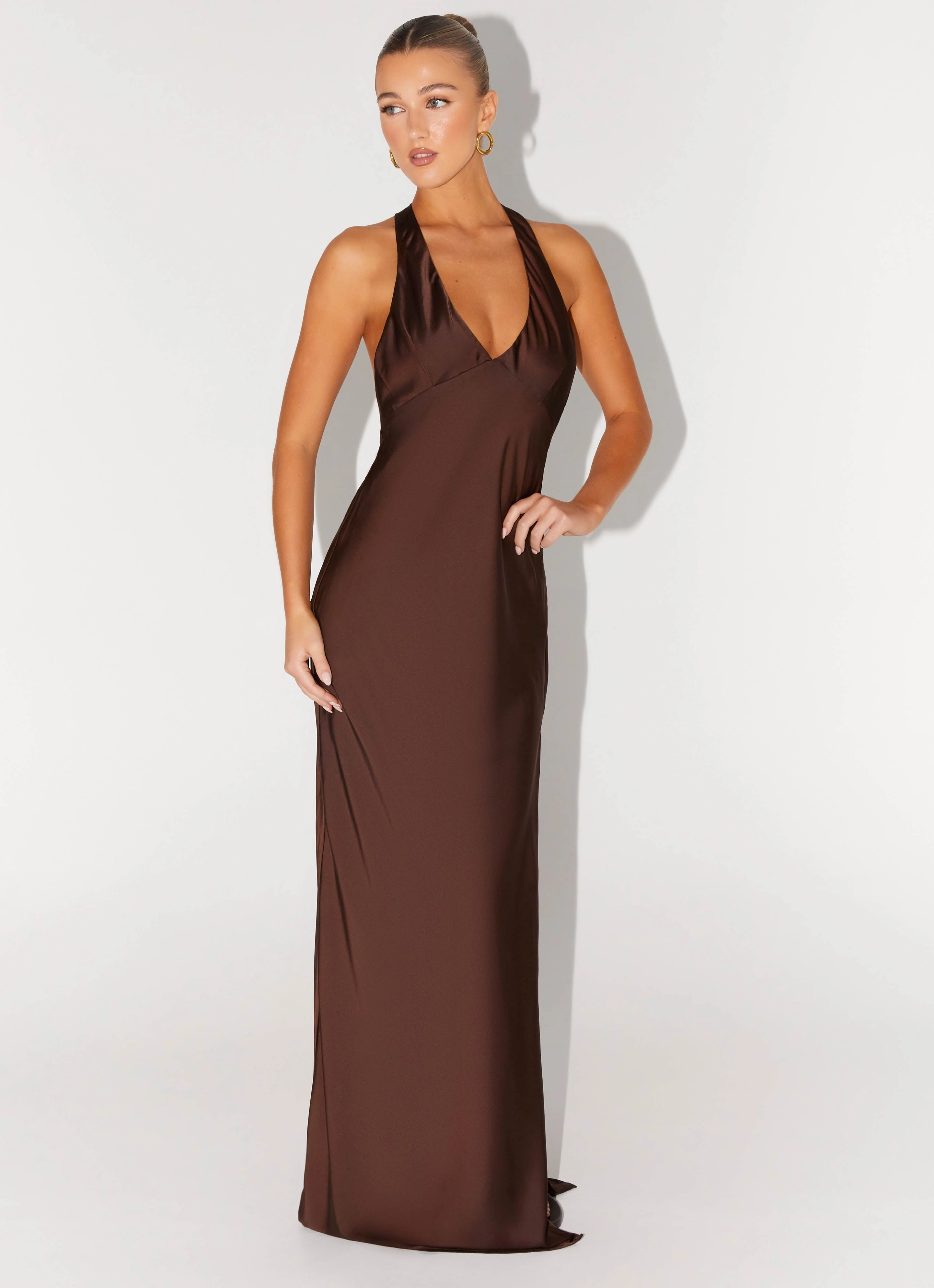 Soft Harmony Angie Maxi Dress - Chocolate