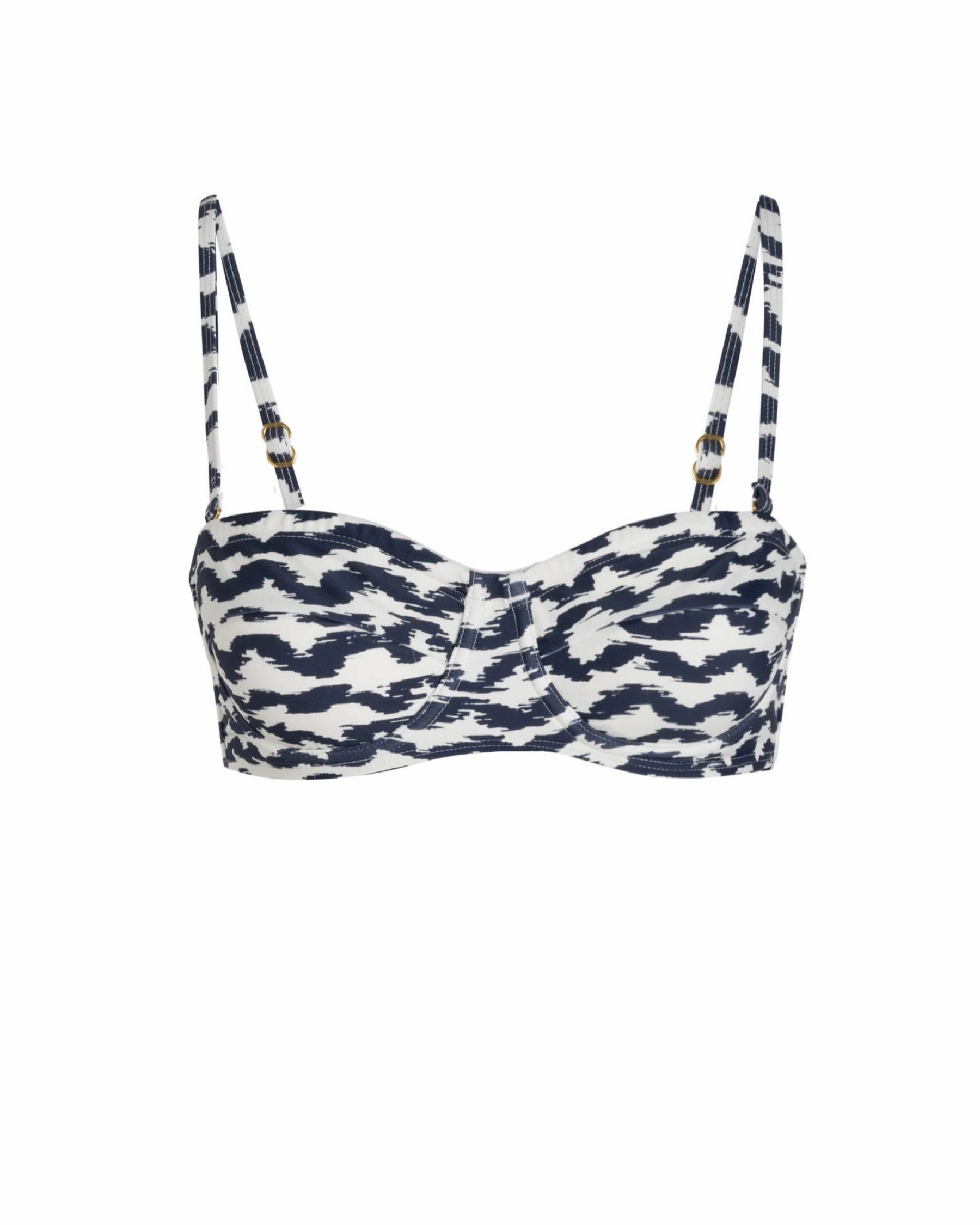 Nellie Top In Elysia Waves Quick Evaporating Texture Summer Swim