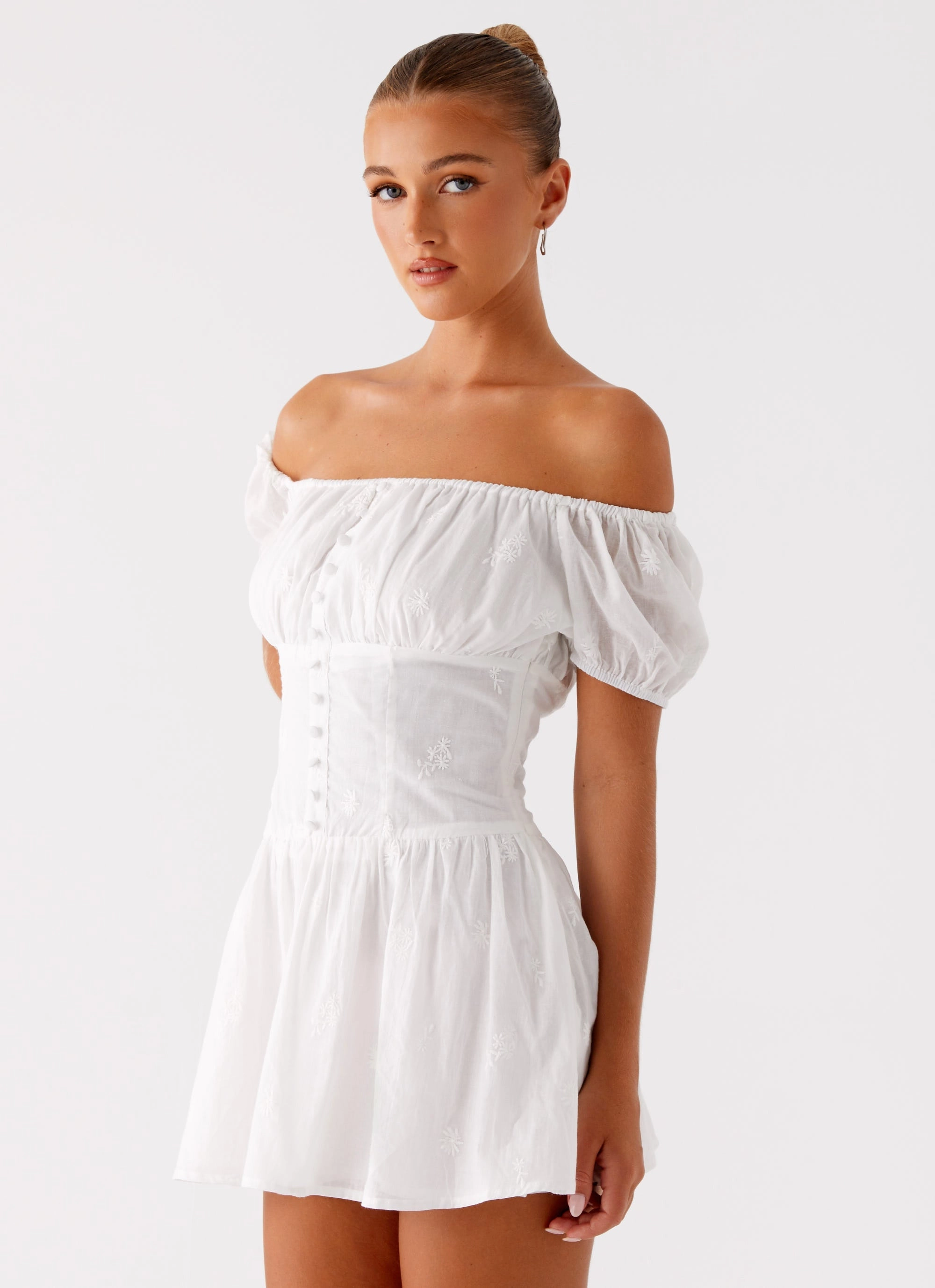 Anthem Mini Dress - Ivory Life Soft