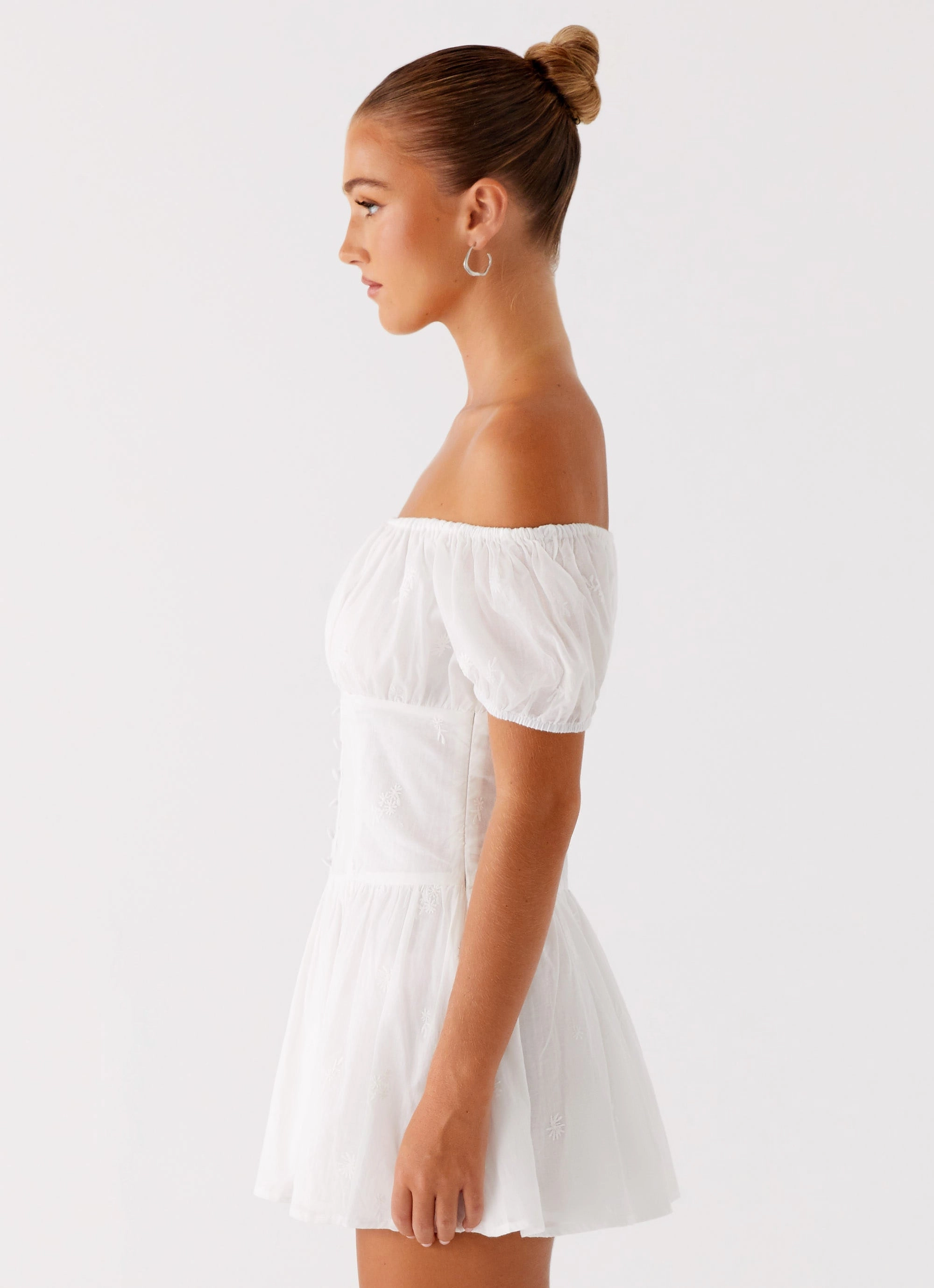 Anthem Mini Dress - Ivory Modern Chic Perfect for Layering