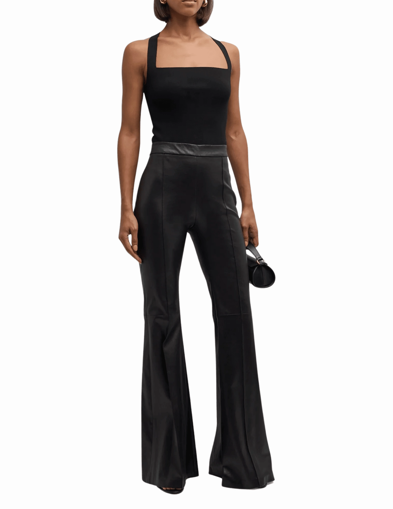 High Rise Water Resistant Finish Cult Gaia Crawford Knit Square Knit Top