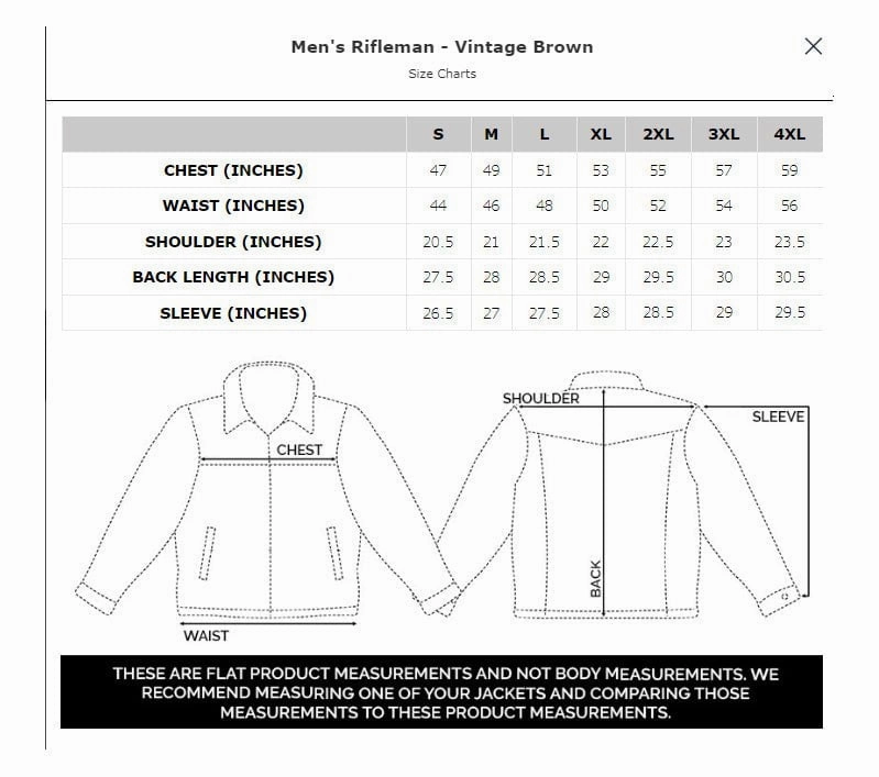 STS Ranchwear Mens Rifleman Vintage Brown Leather Leather Jacket Eco Friendly Material Draft Block