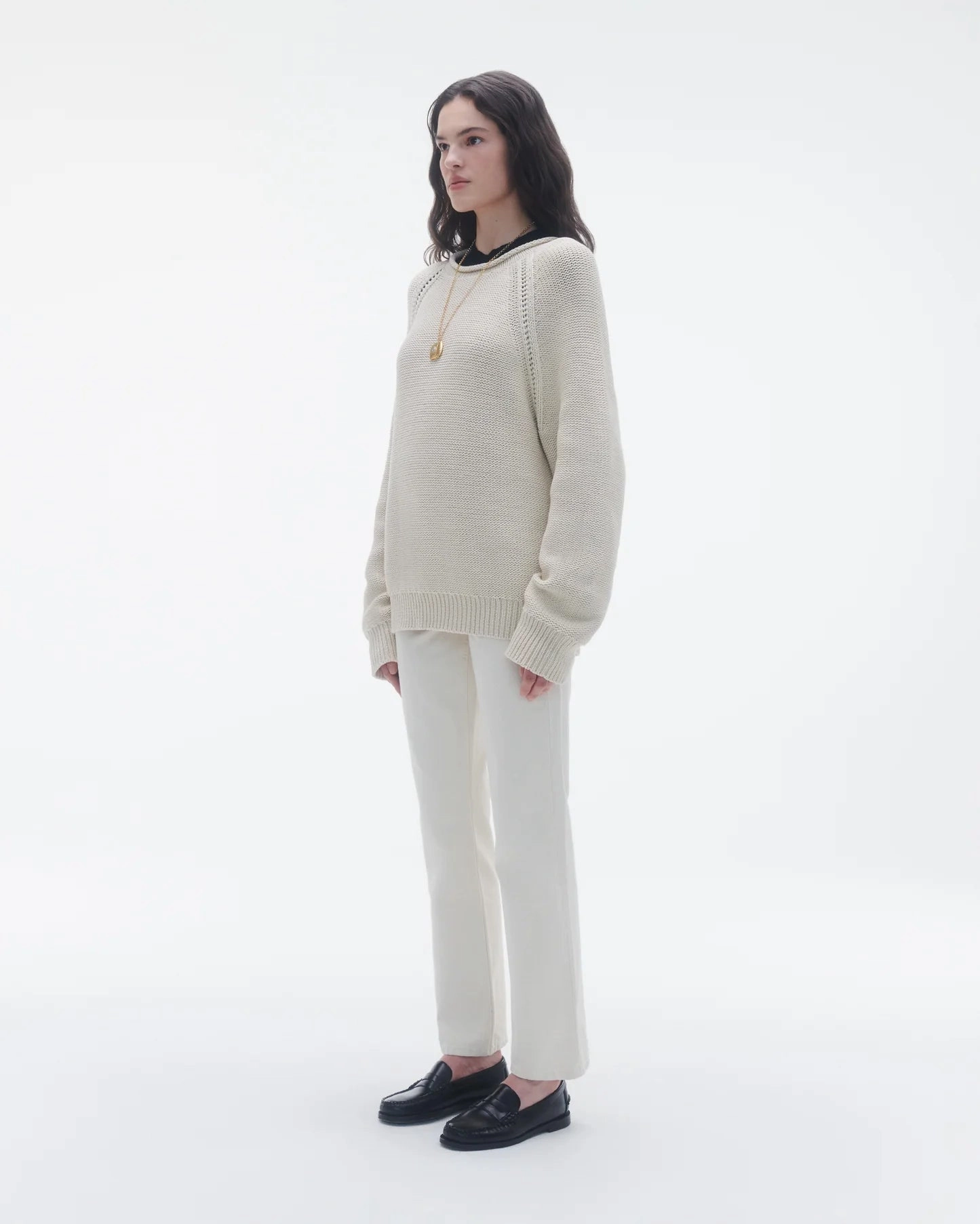 QuickDrying Island Rollneck in Ecru