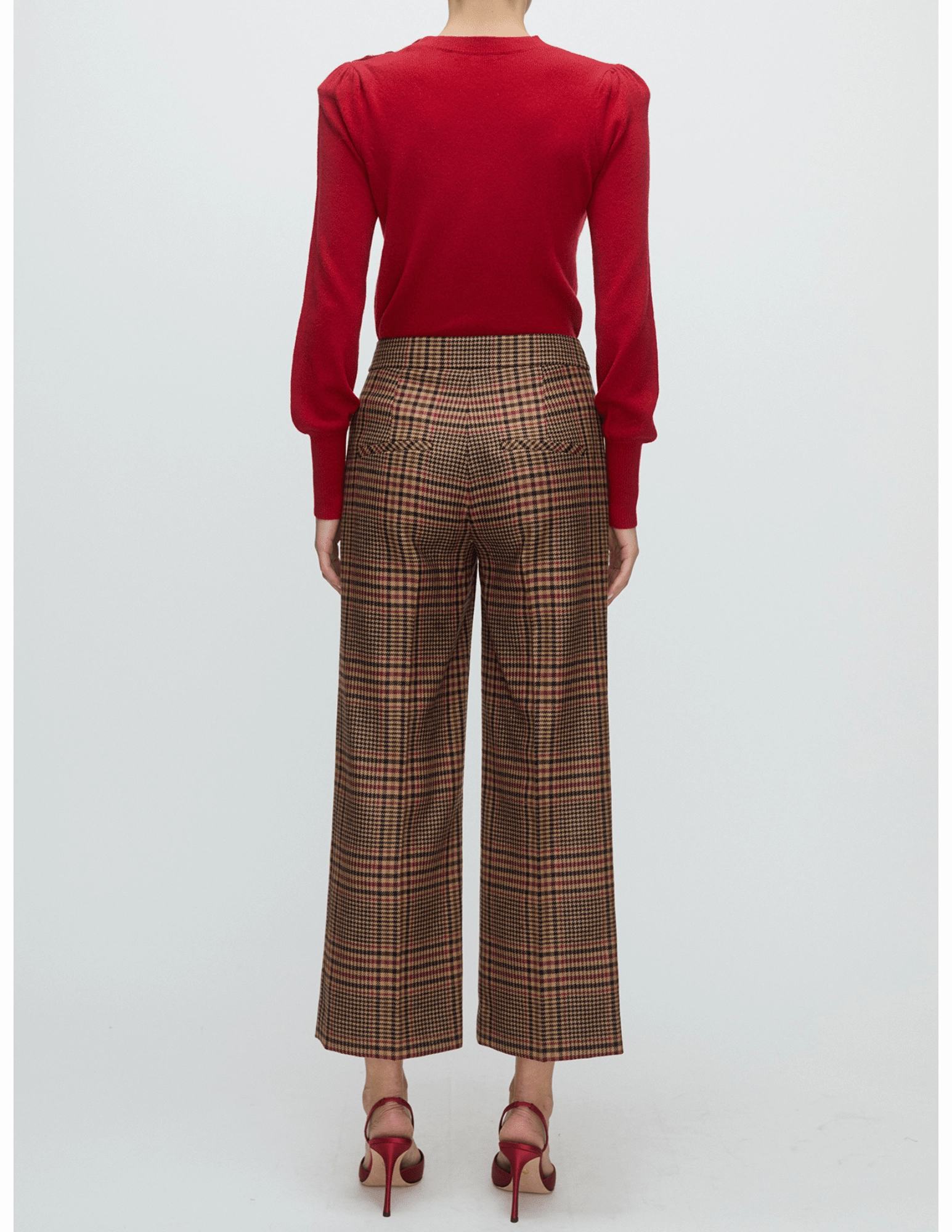 Veronica Beard Nelia Button Cashmere Pullover Fade Resistant Sporty Design