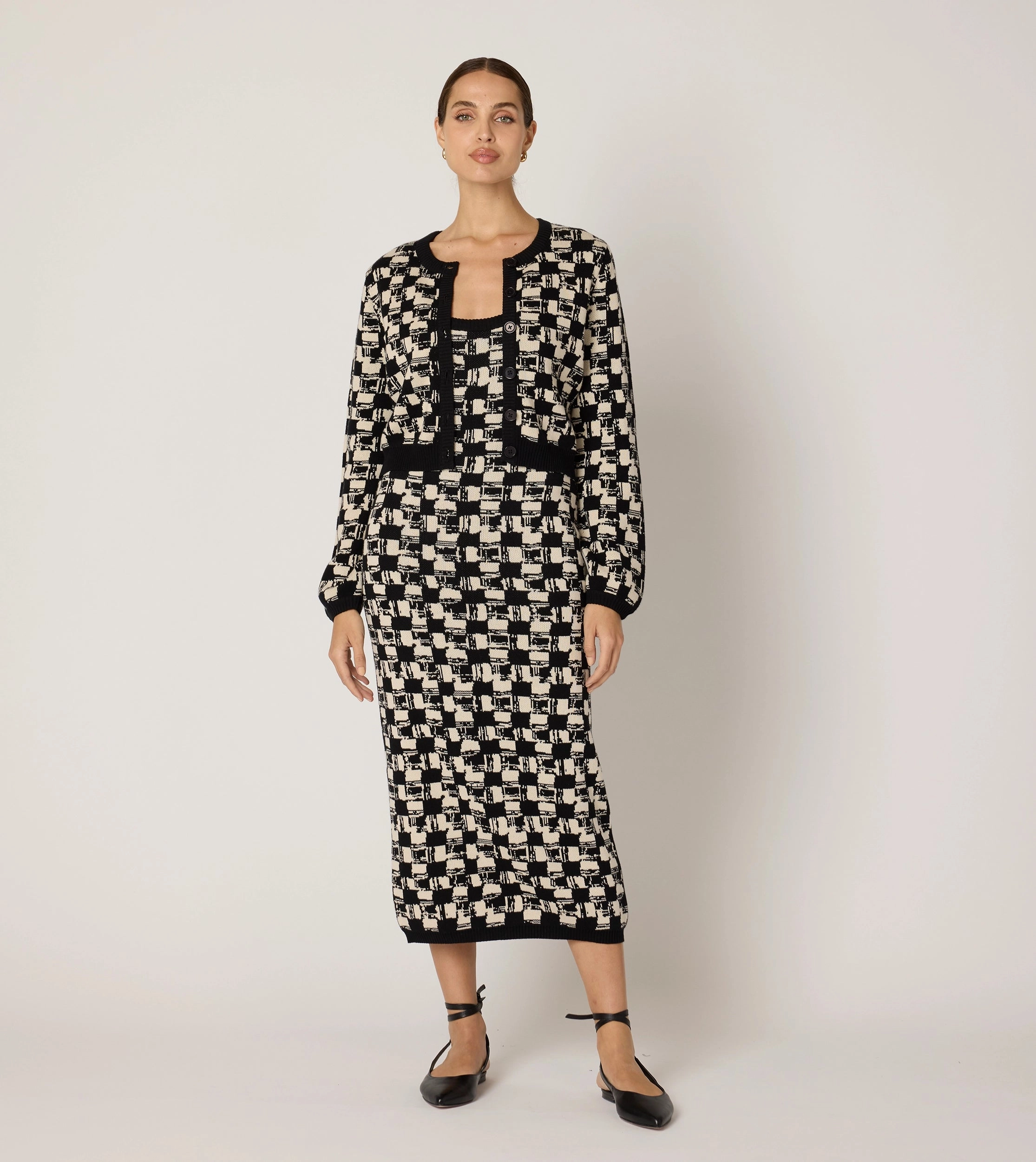 Payton Midi Dress | Biarritz Black FourWayStretch