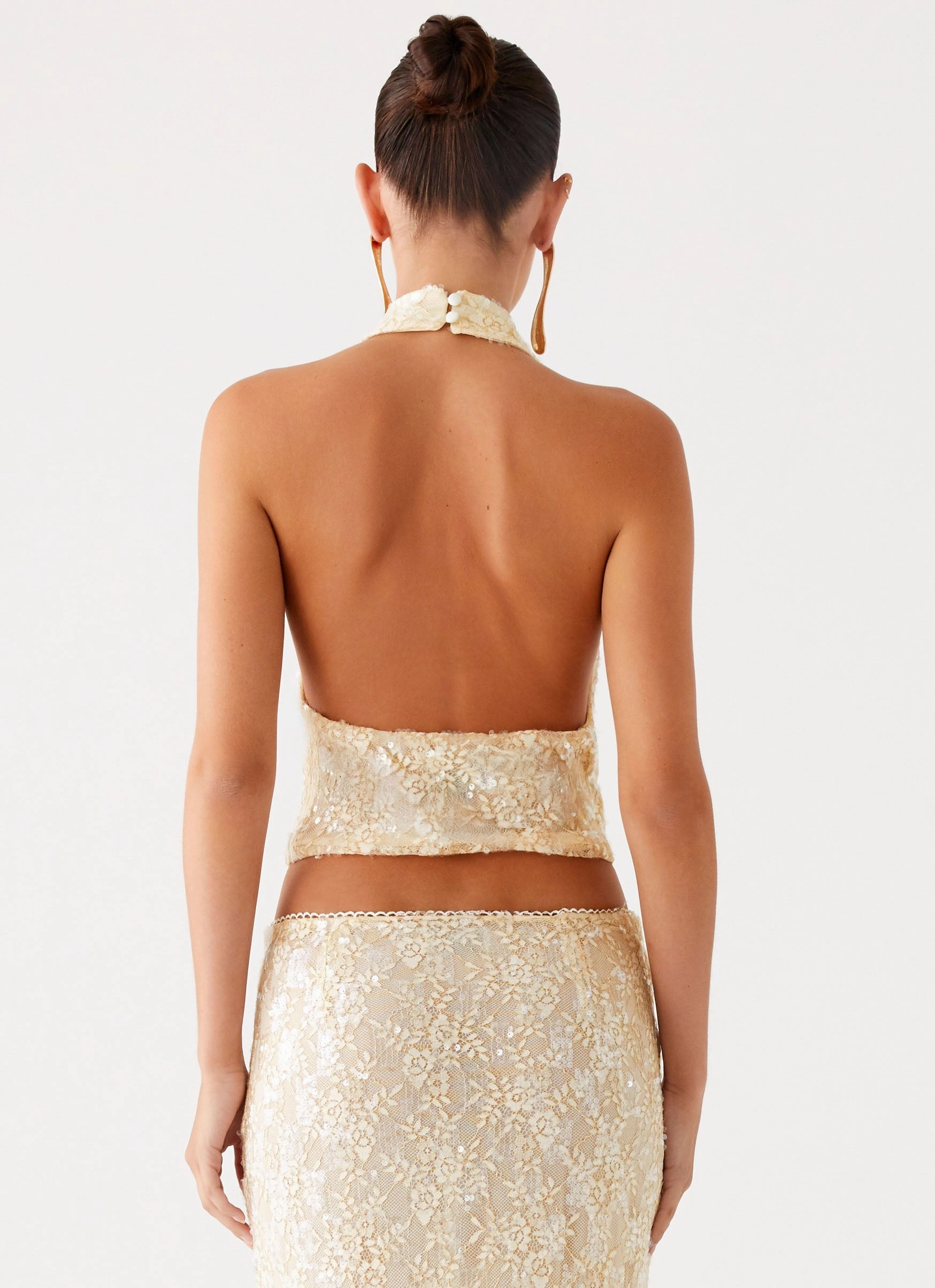 Bling It On Cowl Top - Ivory YarnDyedFabric PocketDetails