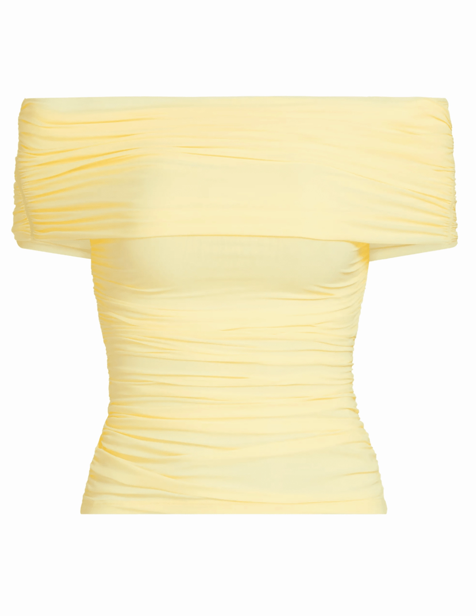 Shiny surface Ronny Kobo Blanchet Off Shoulder Top SALE