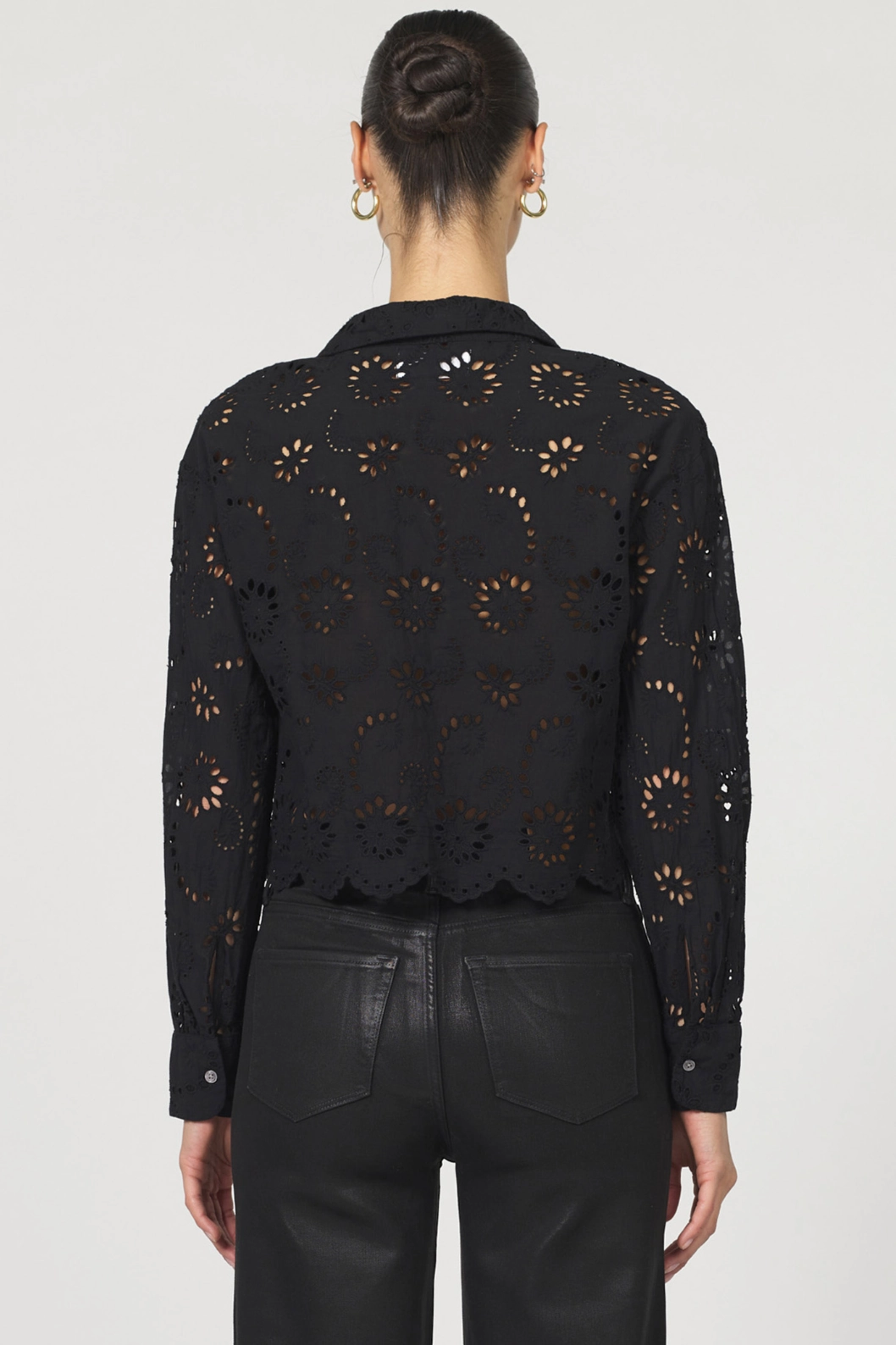 Miranda Eyelet Lace Top MultiLayer Stitching AllClimateAdaptive