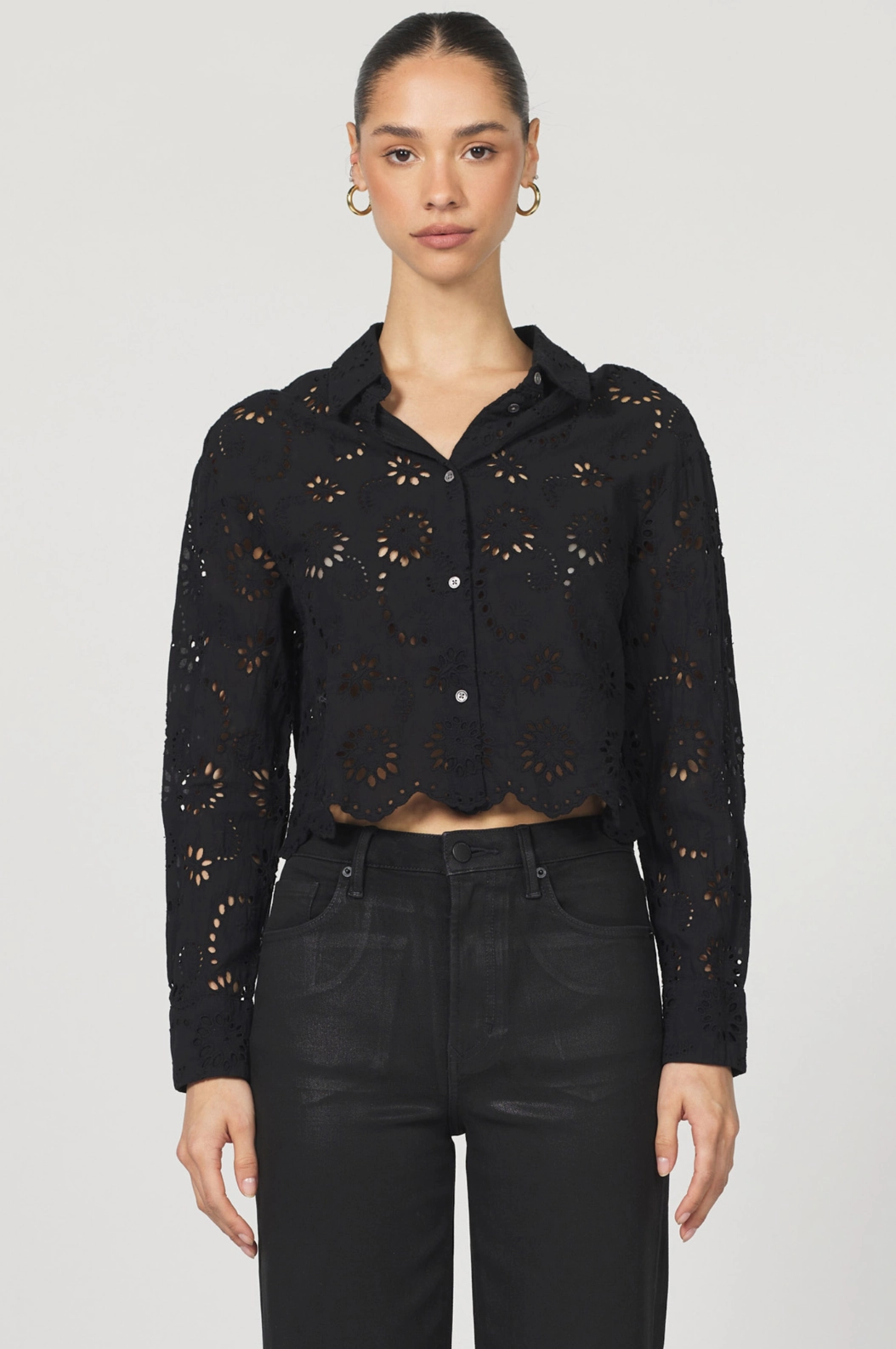 Miranda Eyelet Lace Top EasyClean Cool Fabric