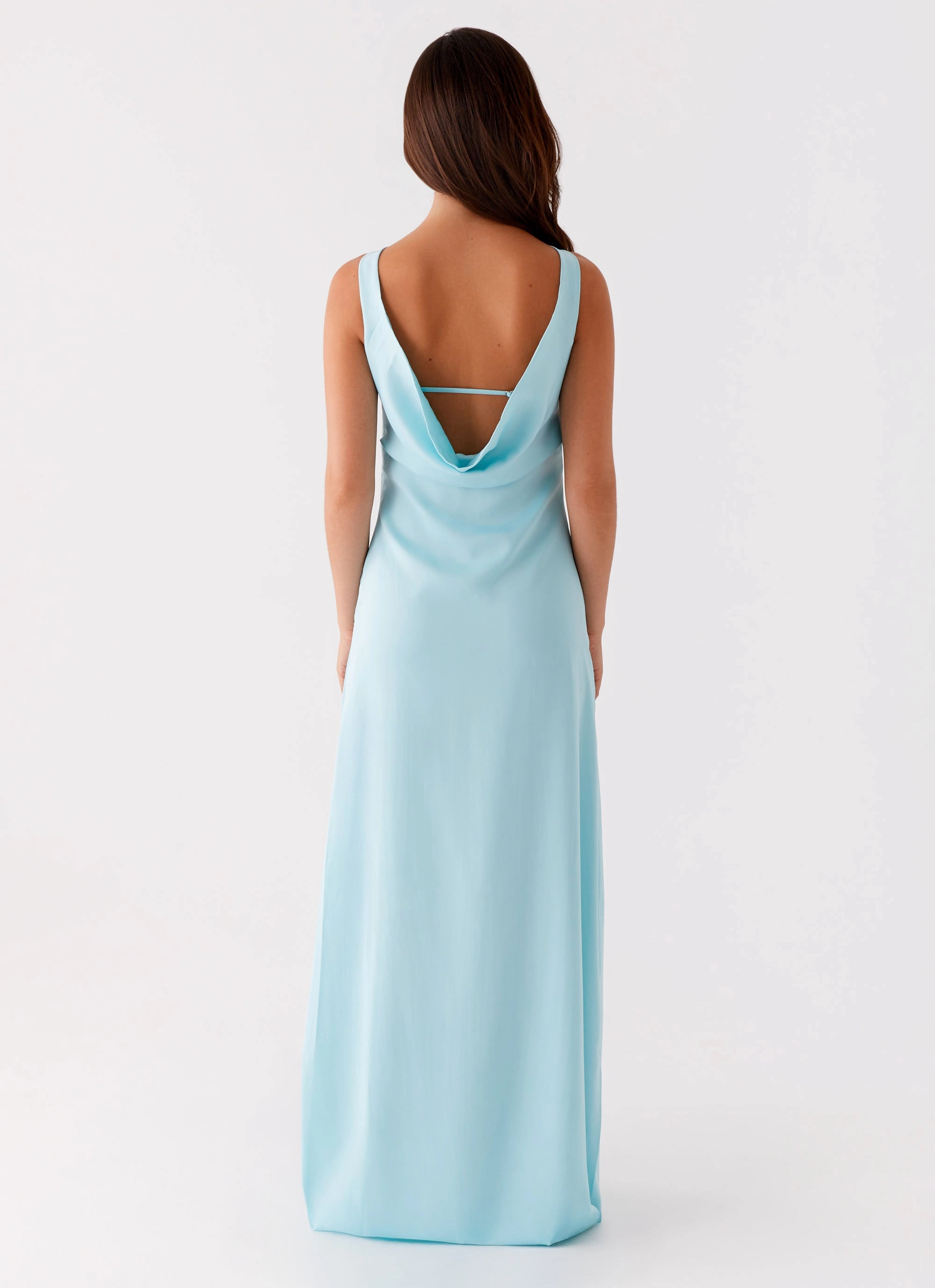 Ronnie Maxi Dress - Blue Dressy Glow Smooth Wear