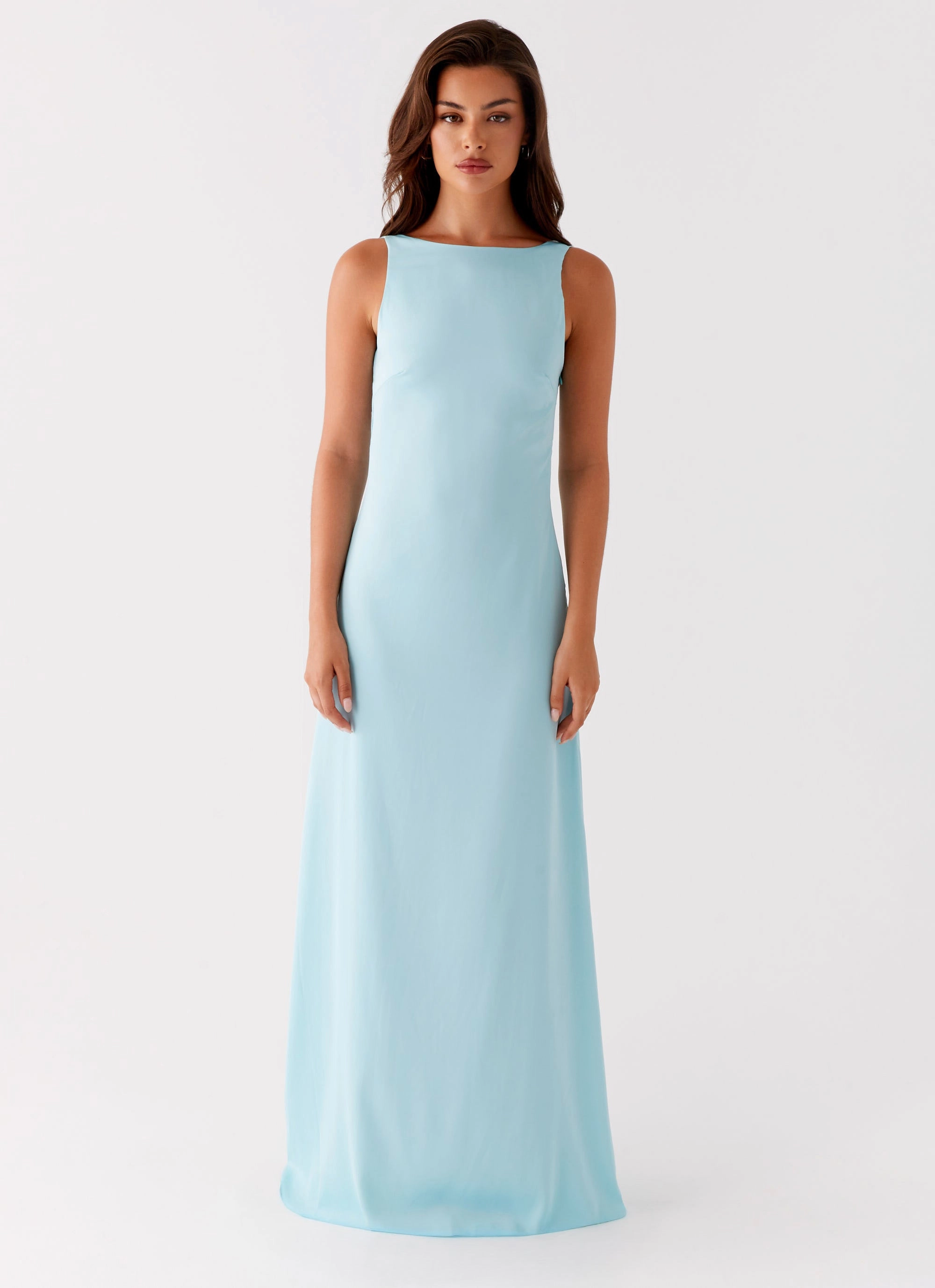 Ronnie Maxi Dress - Blue Cotton Touch Date Nightwear