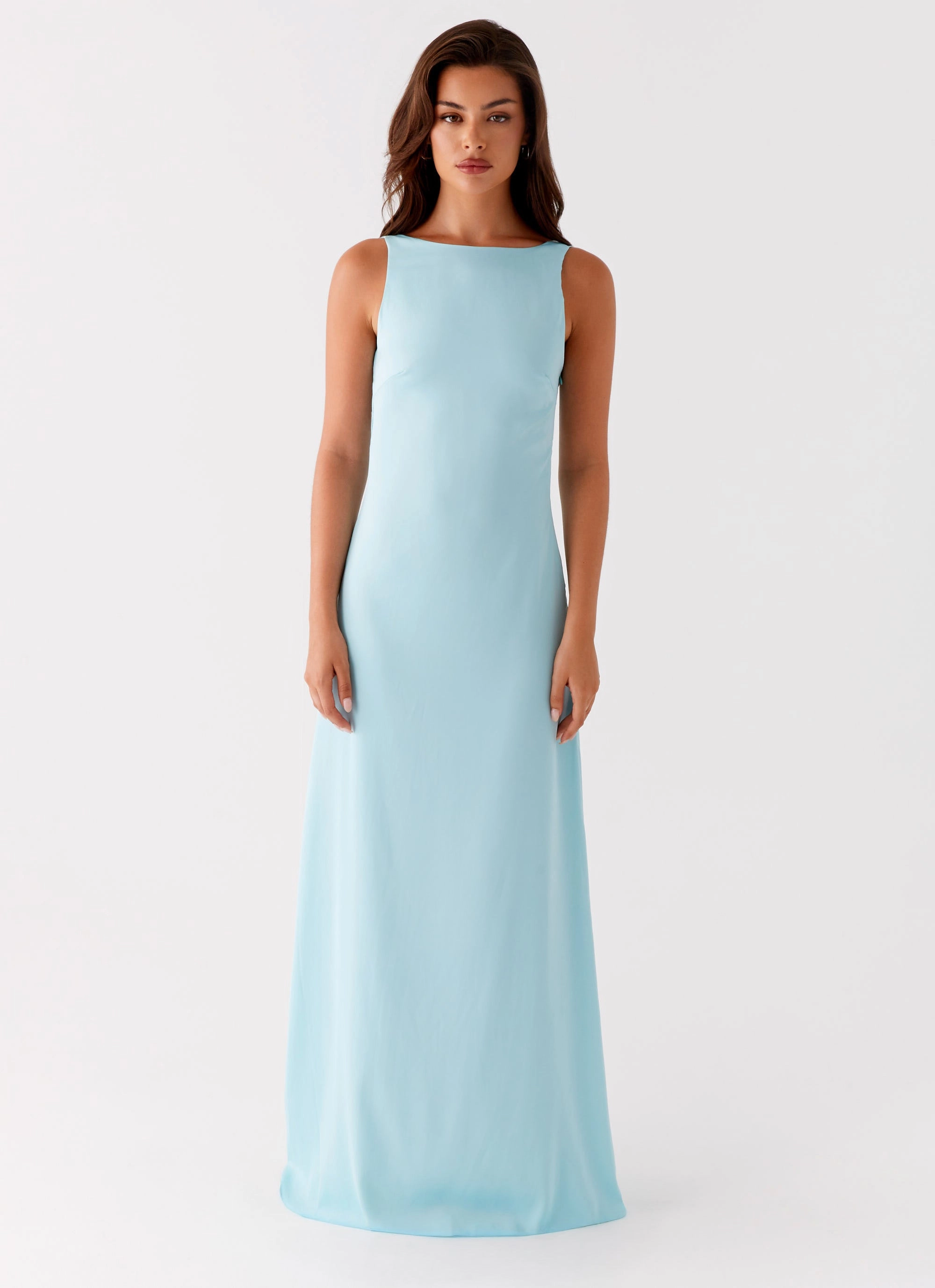 Ronnie Maxi Dress - Blue skin friendly