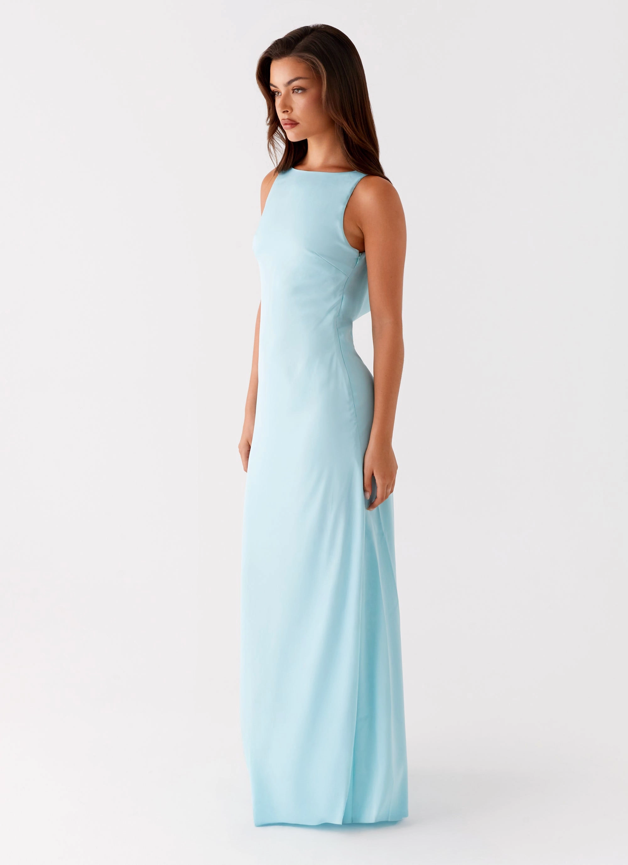 Casual event dress Subtle design Ronnie Maxi Dress - Blue