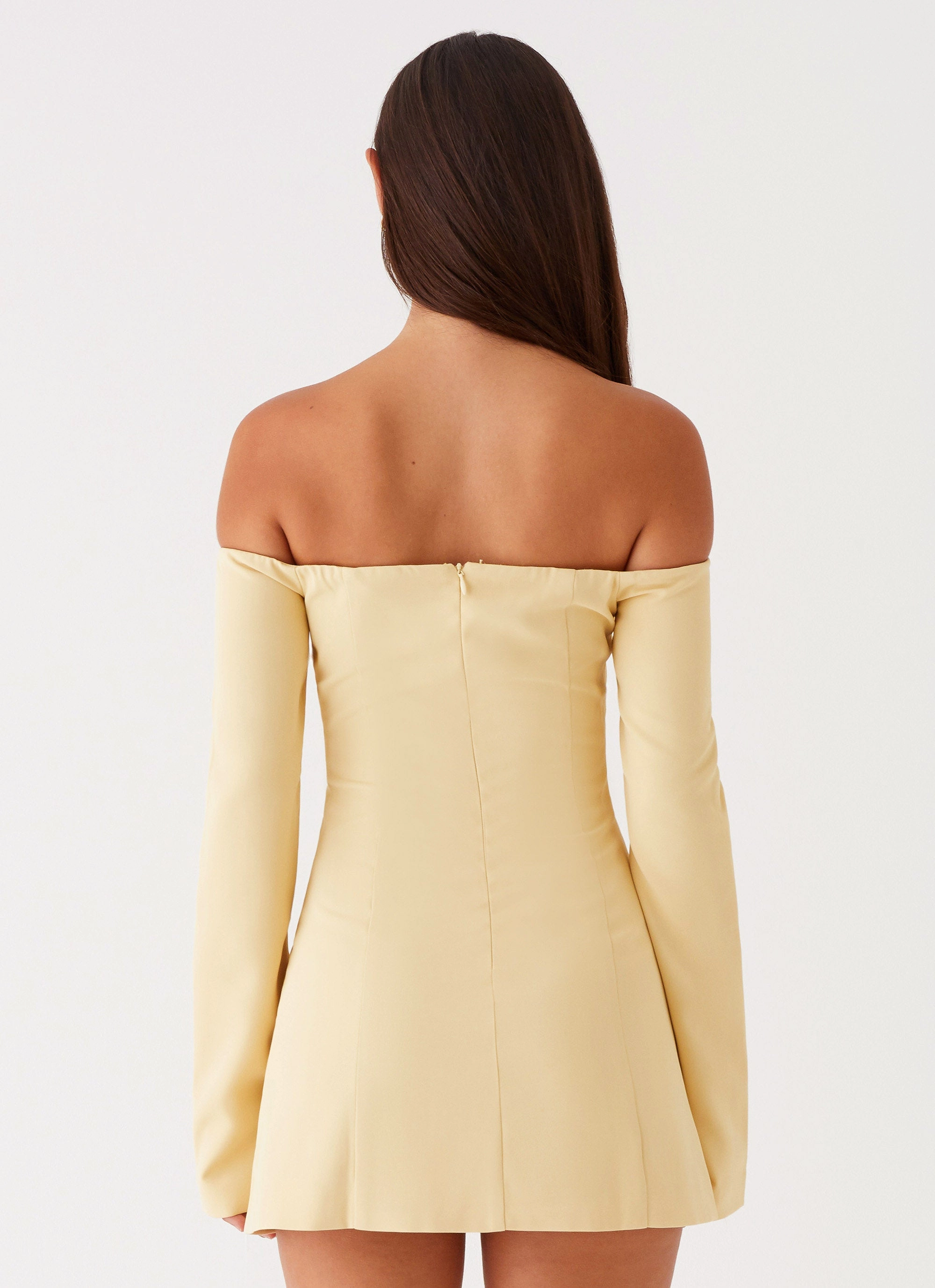 Dominique Blazer Mini Dress - Yellow Balanced Look Magic Day
