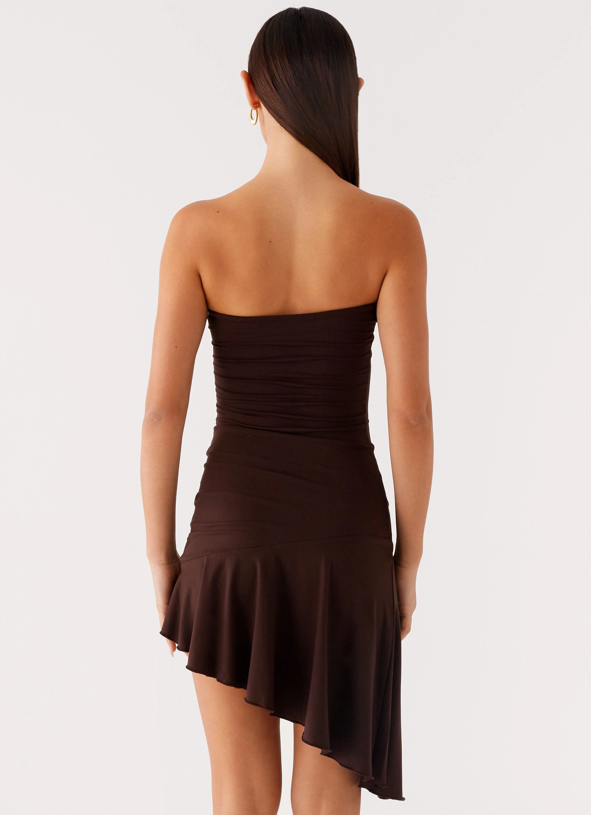 Arianne Mini Dress - Chocolate Modern Movement