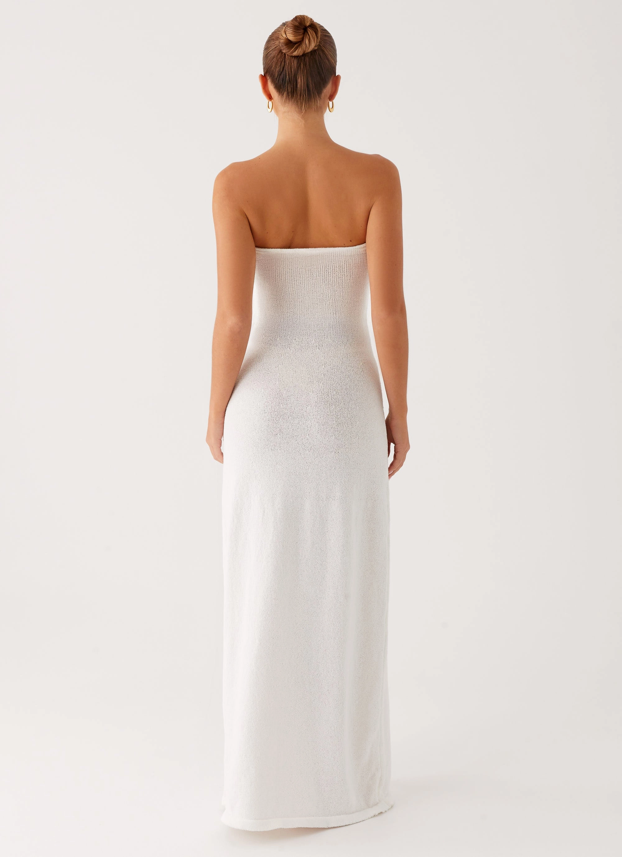 Arli Strapless Maxi Dress - Ivory Relaxed Style Wear