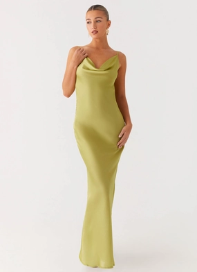 Jade Escape Maxi Dress - Lime Trendy pick