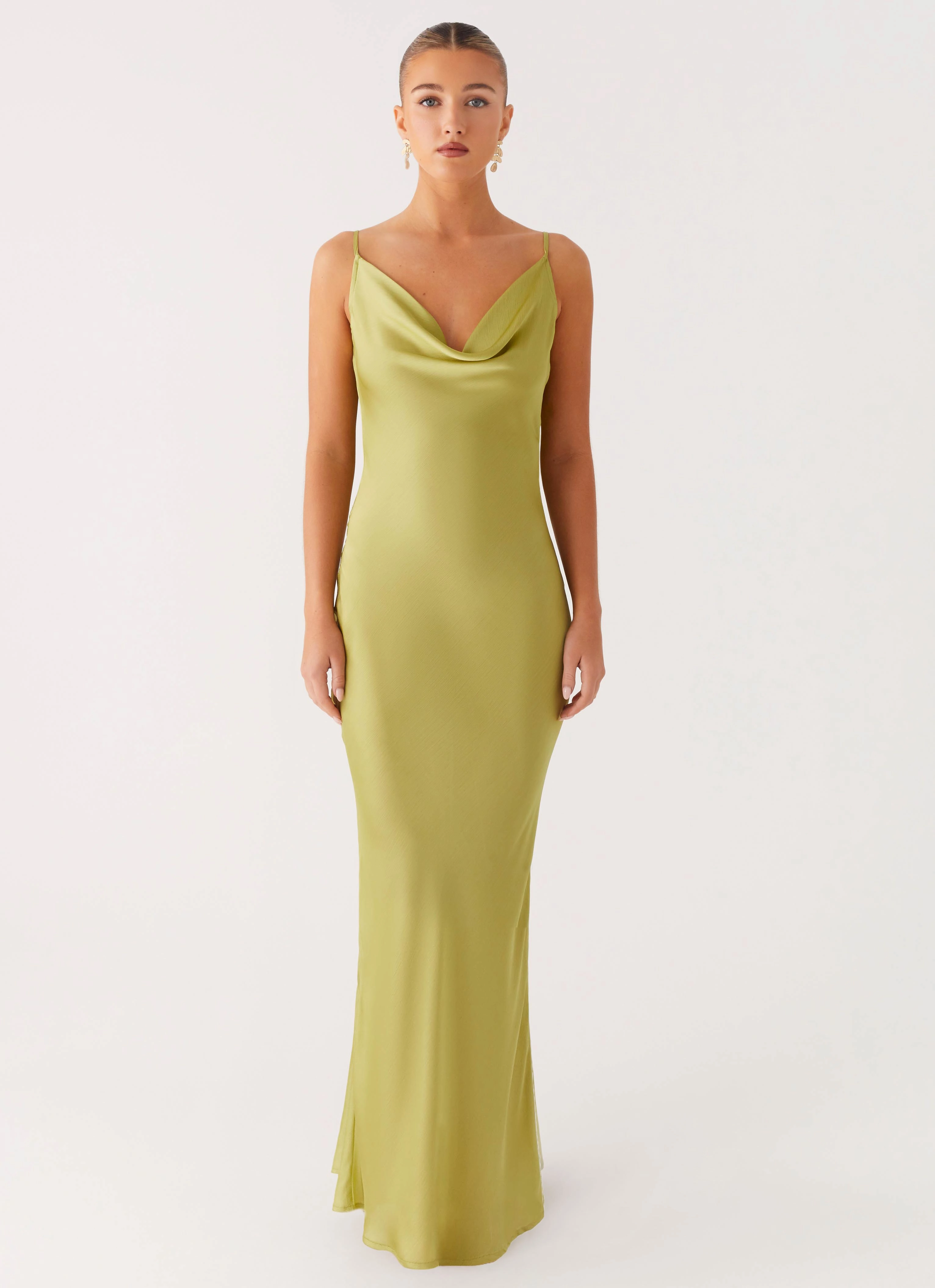 Perfect Proportion Jade Escape Maxi Dress - Lime