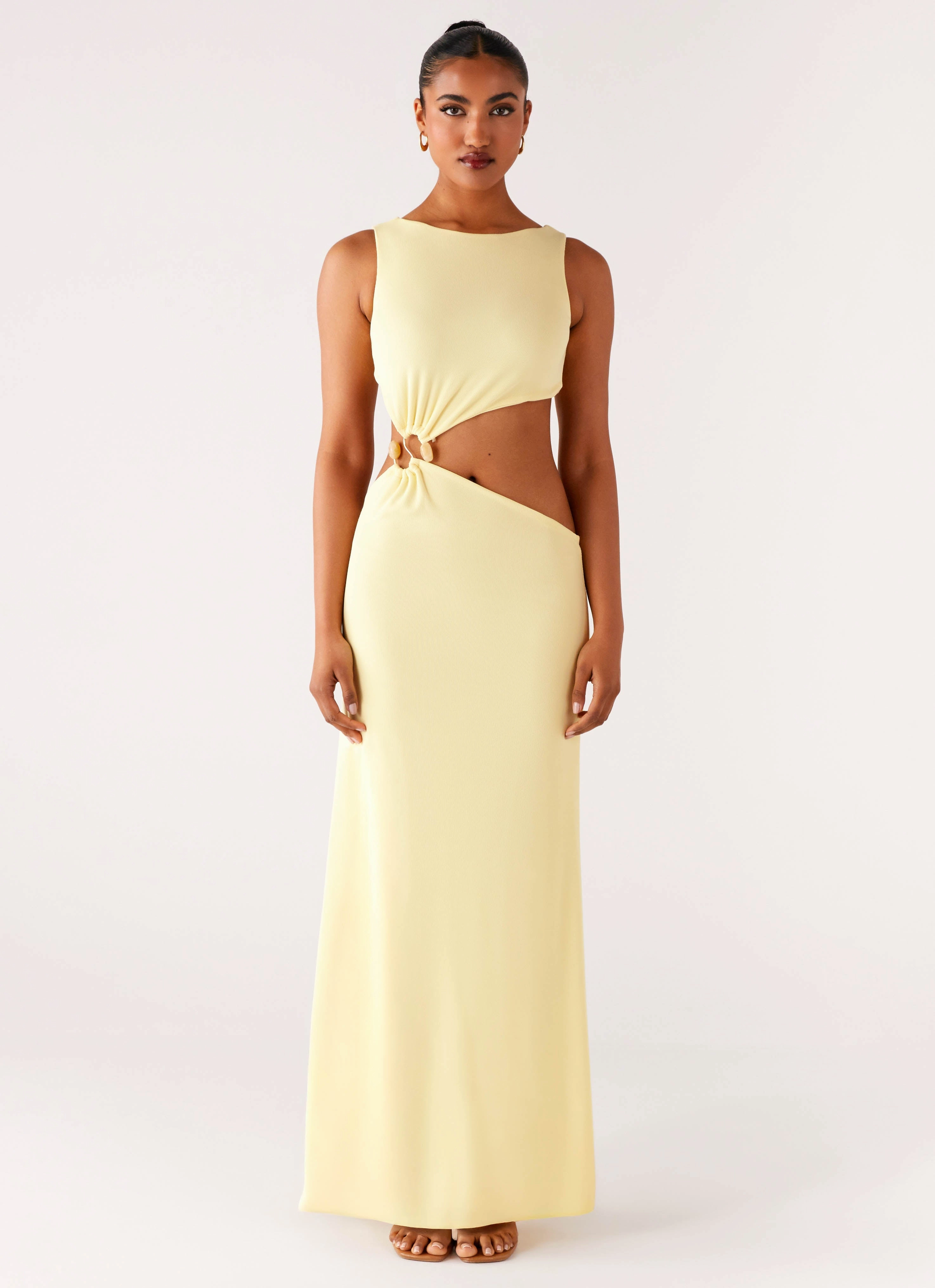 Travel Vibe Aruba Hardware Maxi Dress - Yellow