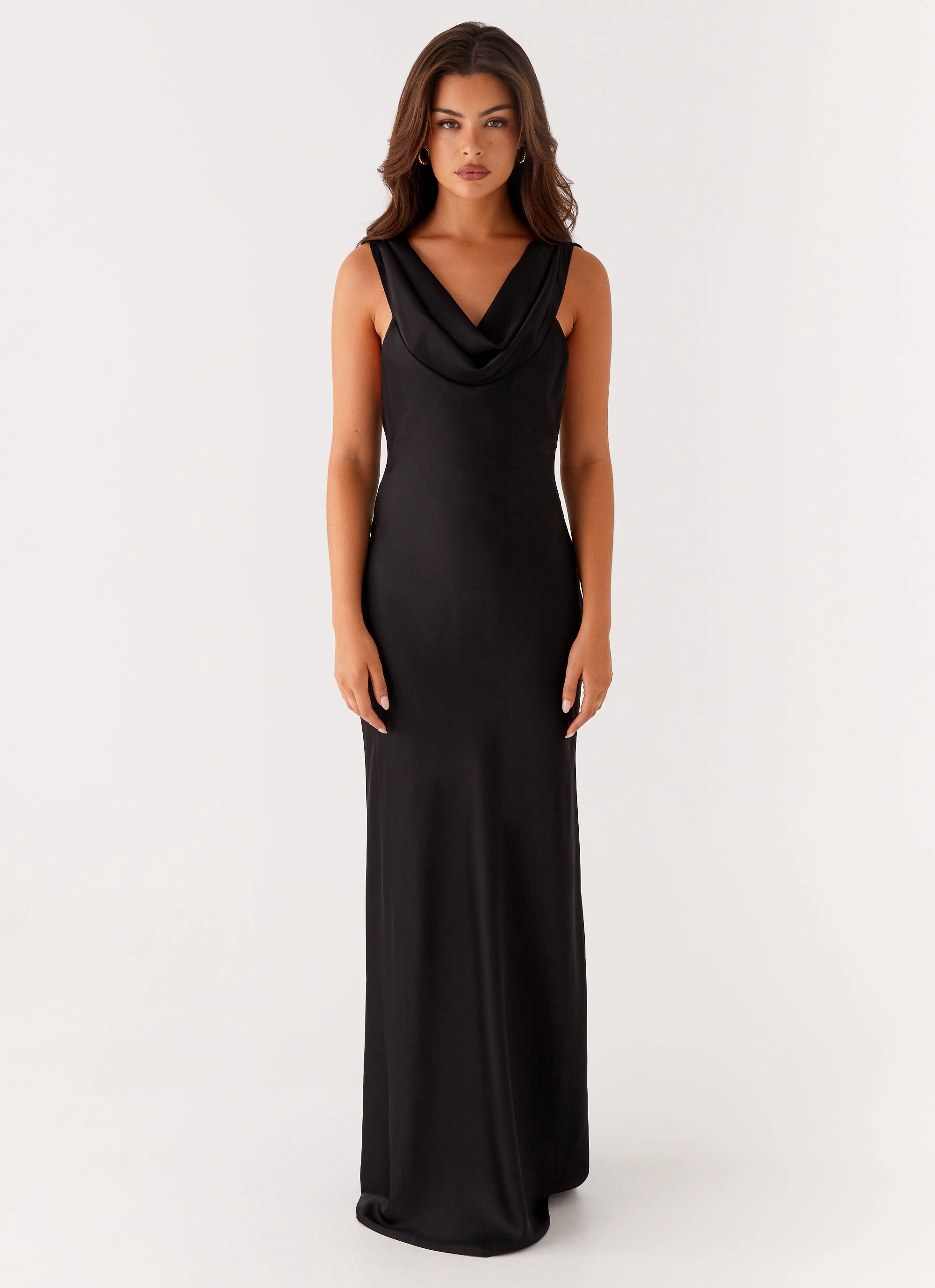 Arya Maxi Dress - Black Body Positive
