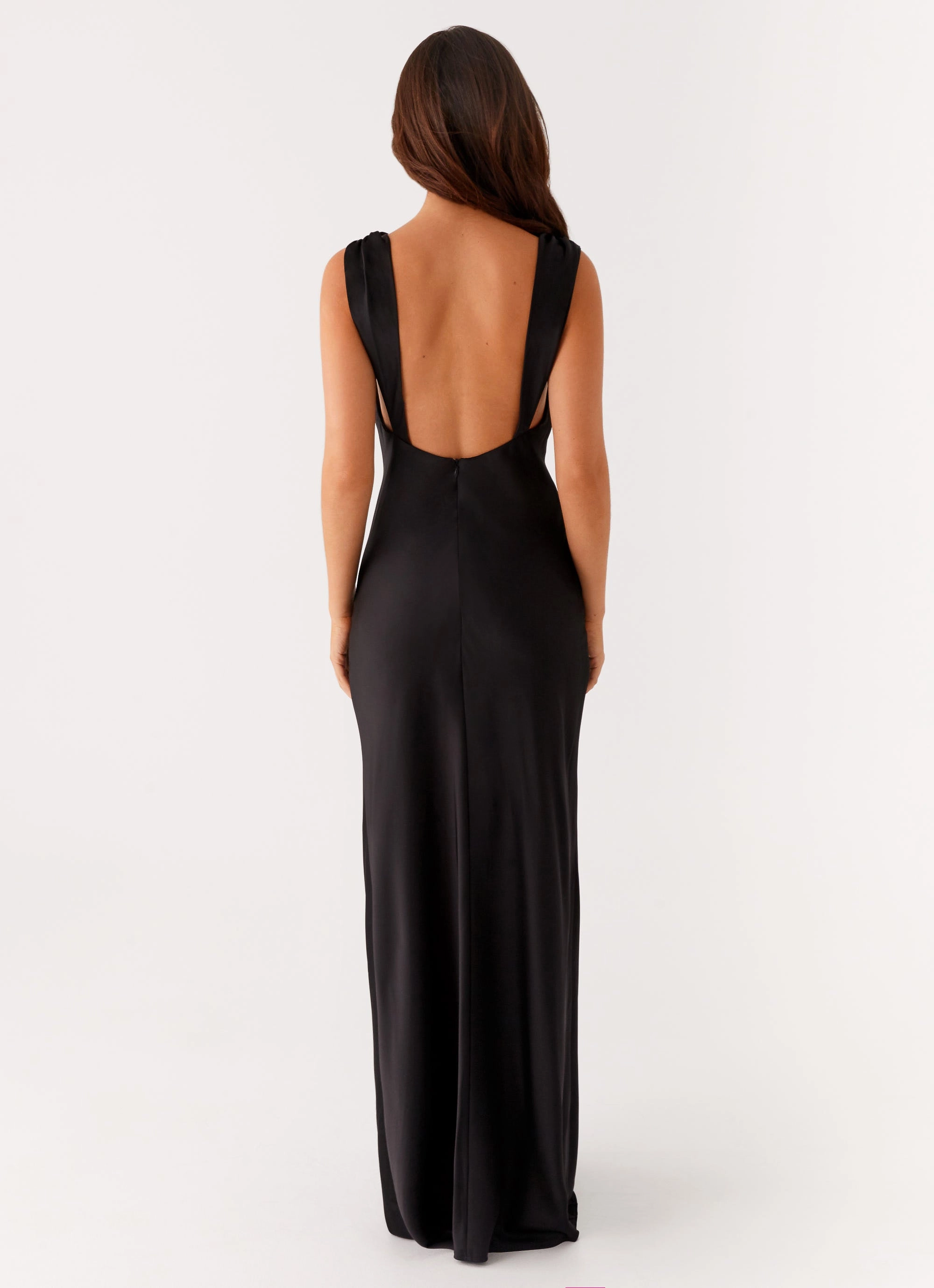 Arya Maxi Dress - Black Soft and Smooth