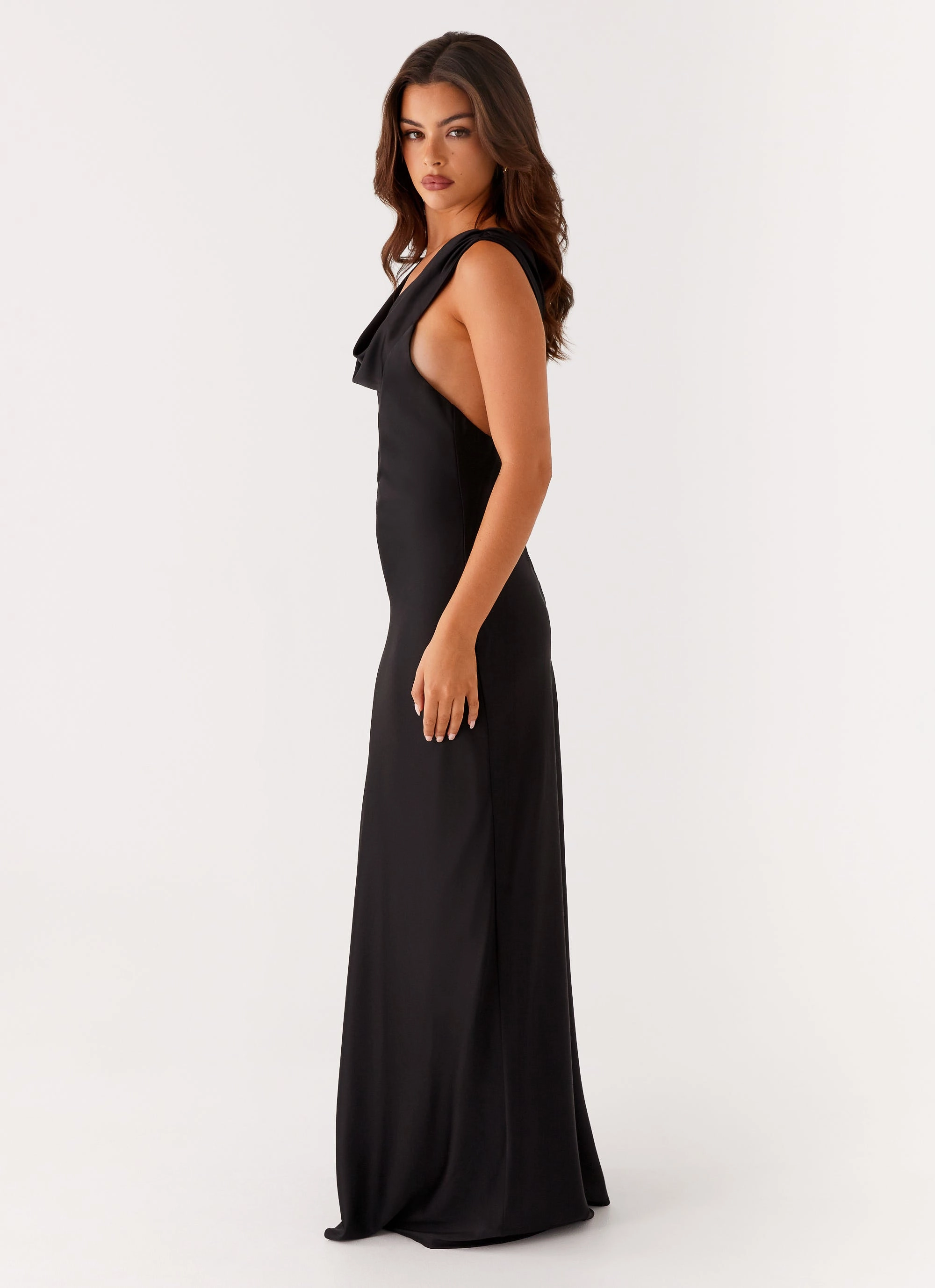 Sleek Flex Picture Perfect Arya Maxi Dress - Black