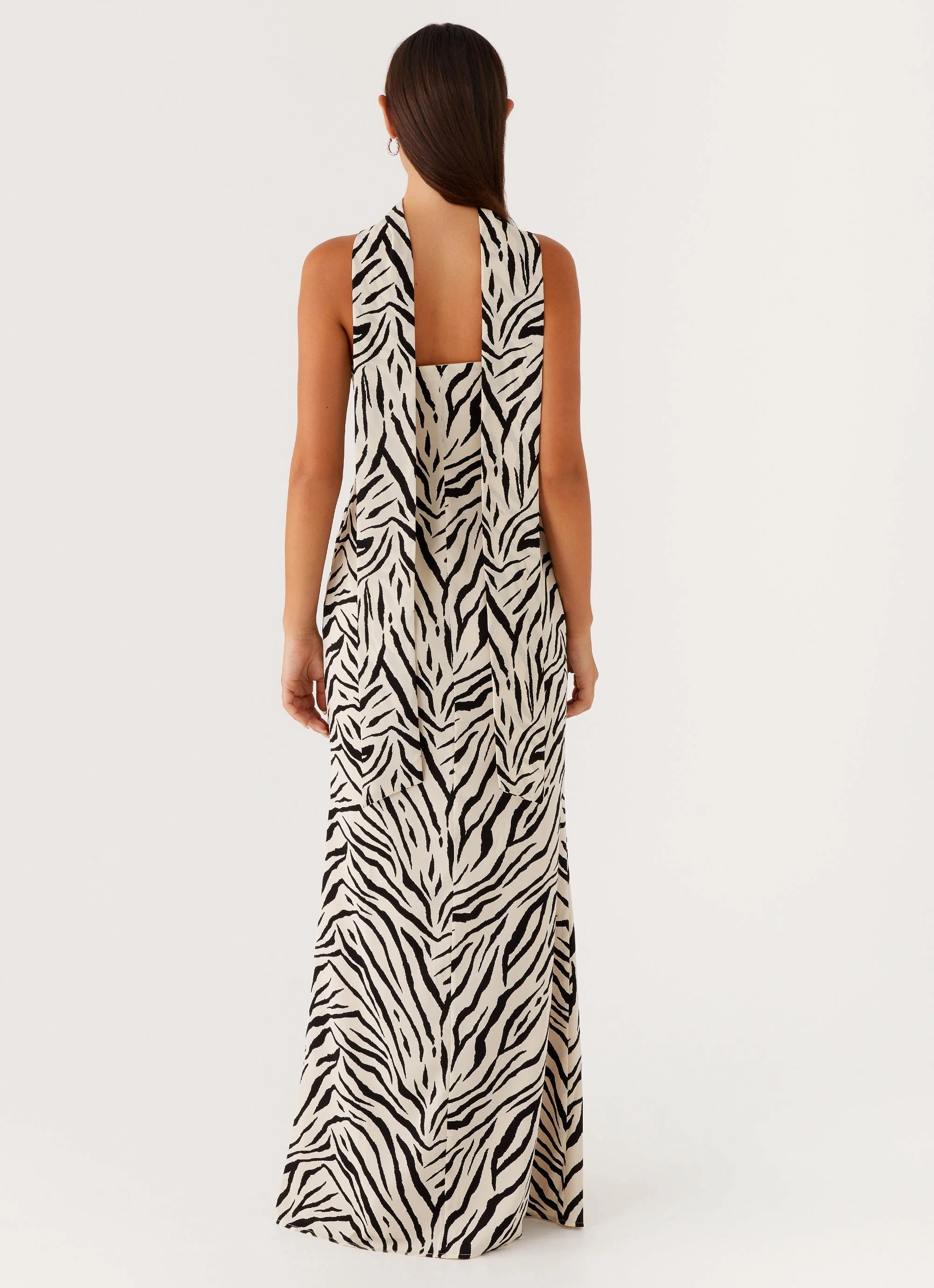 Jigsaw Strapless Maxi Dress - Zebra WrinkleResistantFinish