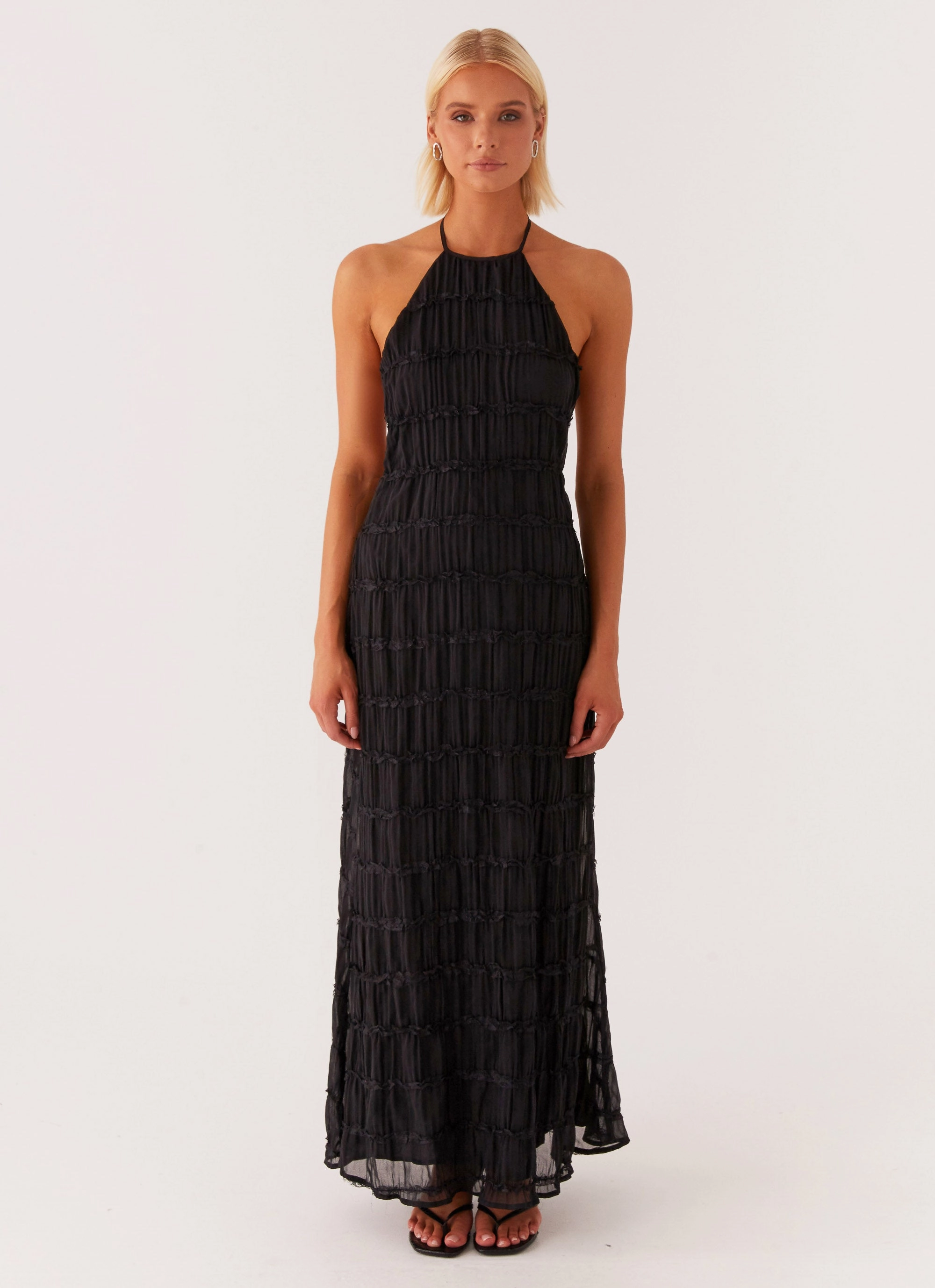 Grace Soft Aullie Maxi Dress - Black