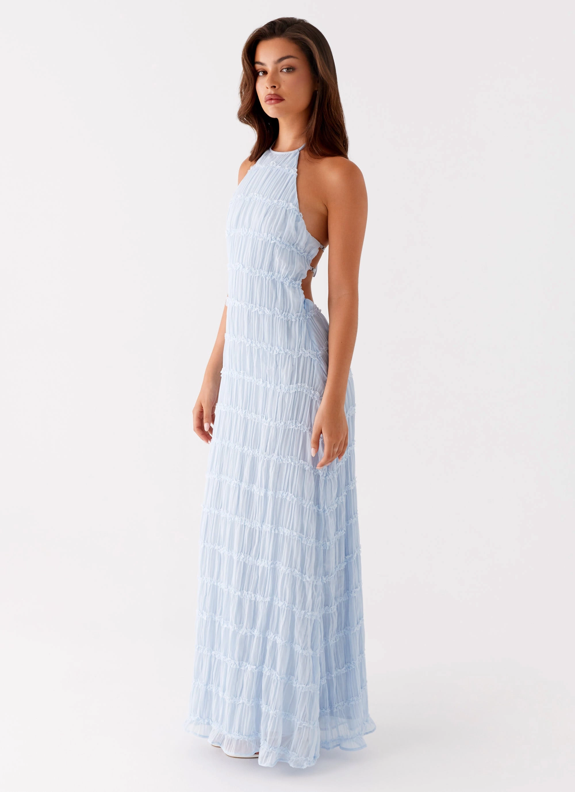 Aullie Maxi Dress - Blue custom-fit Chic and Cozy