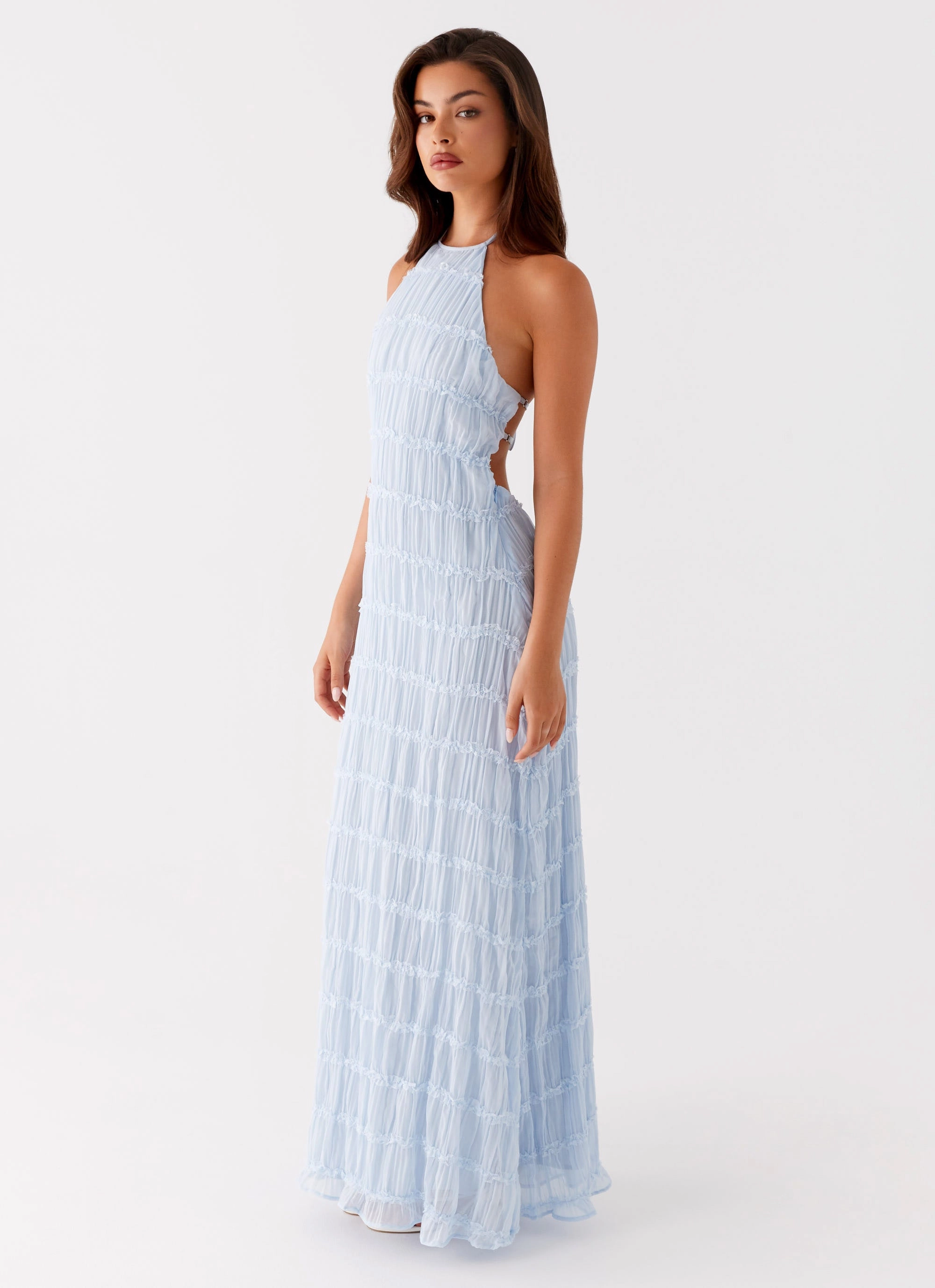 Casual Smart Aullie Maxi Dress - Blue