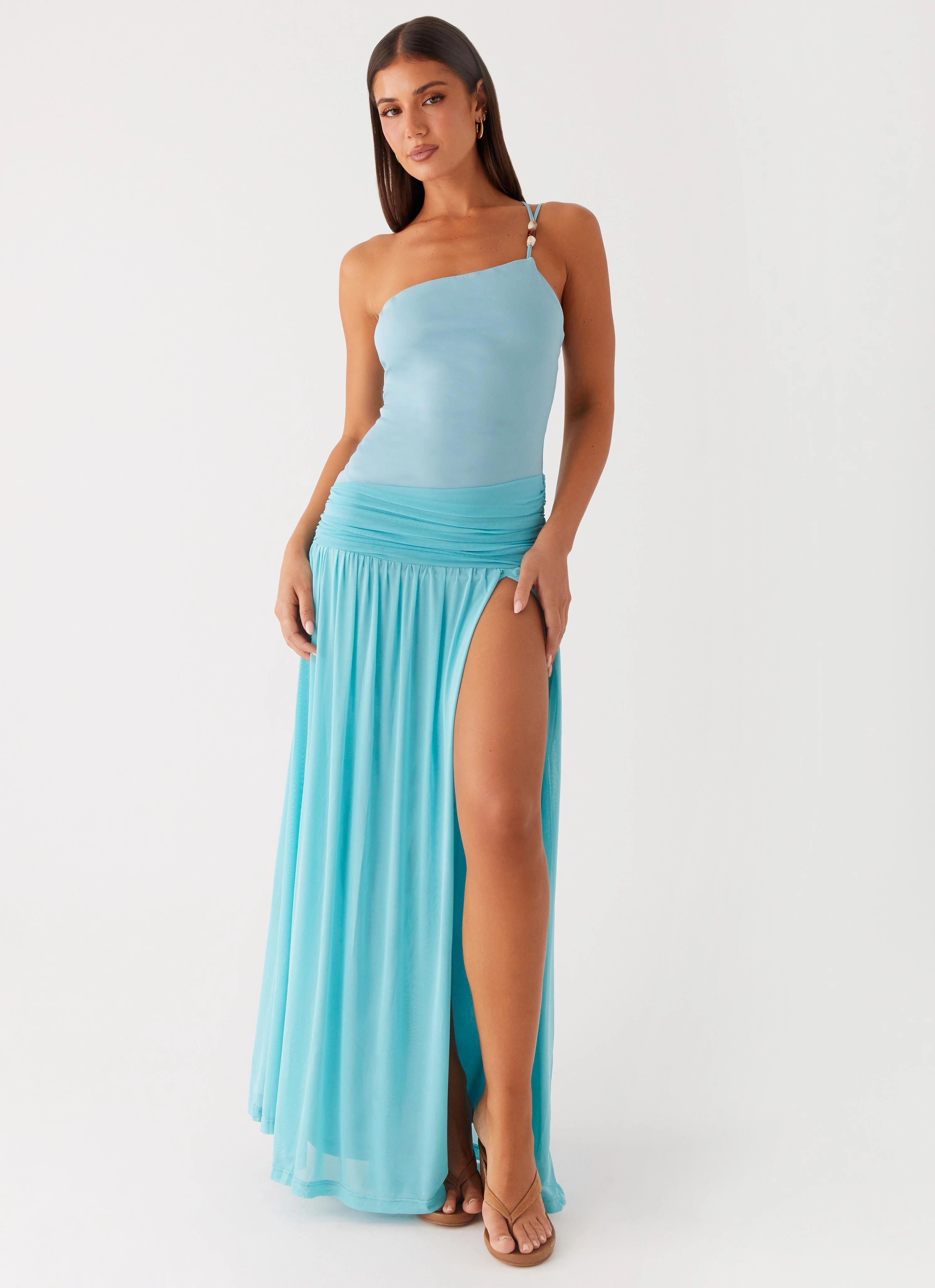 Minimal Detail Walk Grace Aurelia Maxi Dress - Aqua