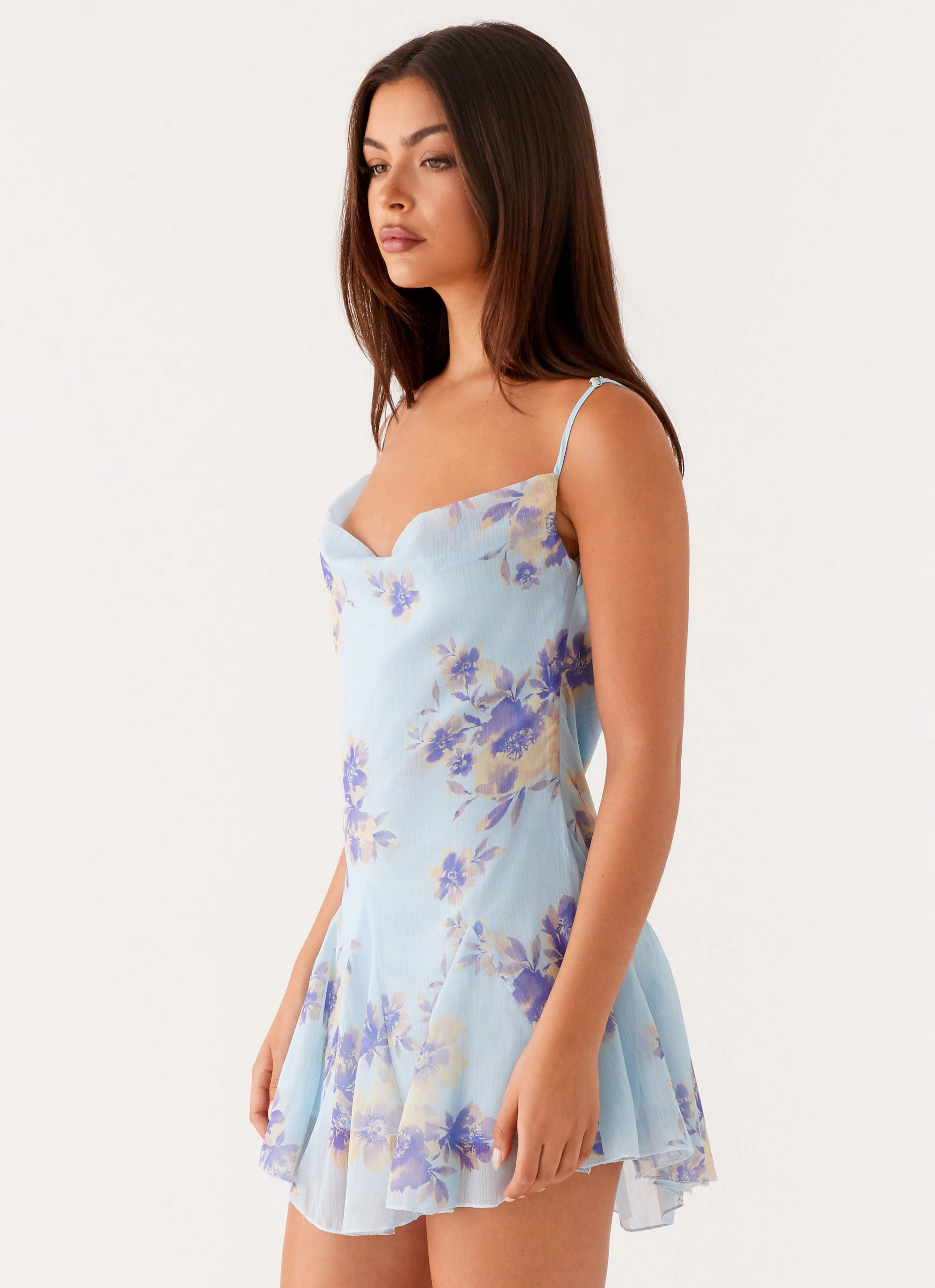 Austen Mini Dress - Print Elegant Detail