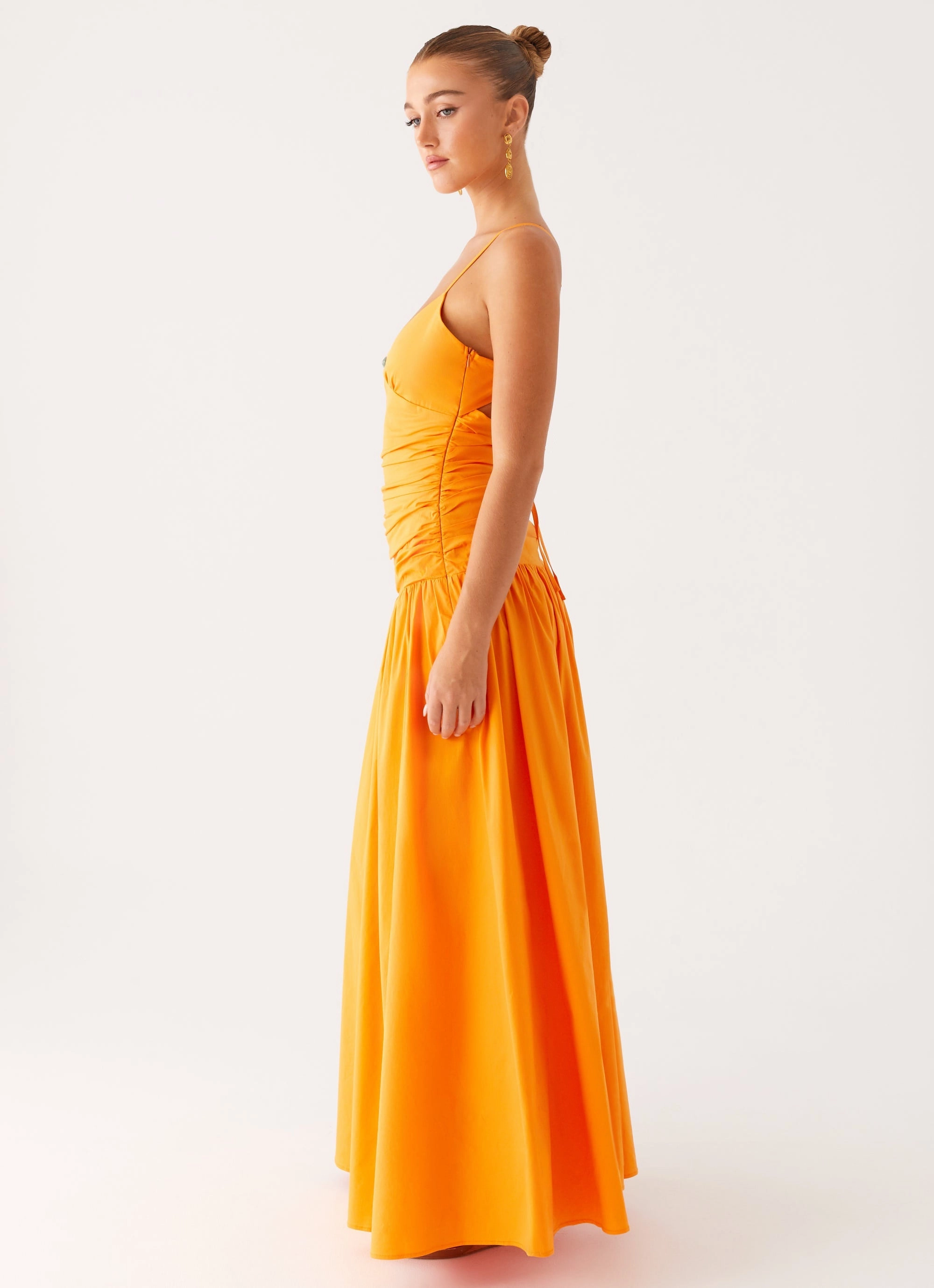 Avani Maxi Dress - Orange Versatile Wear