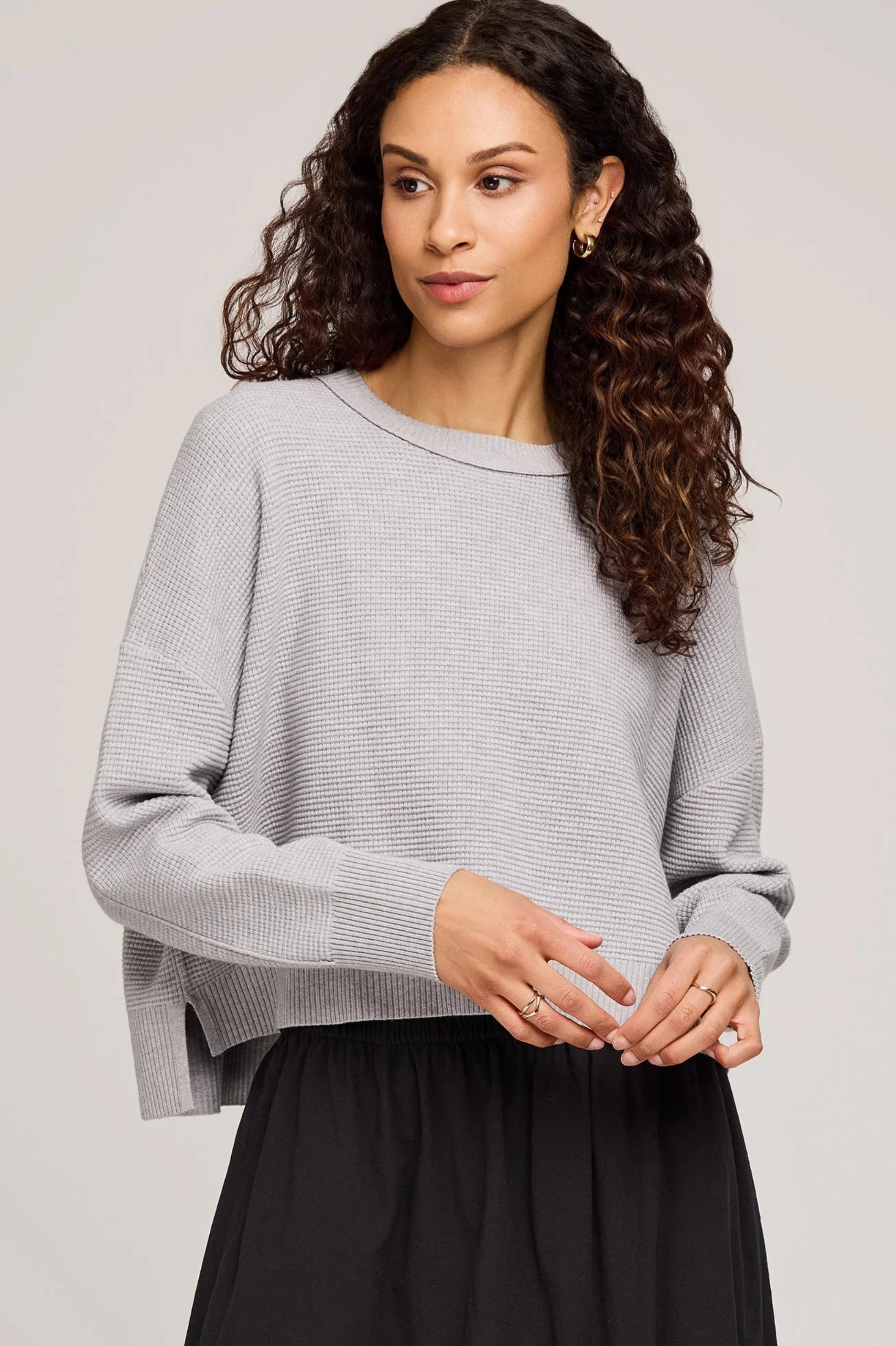 Unlined Design Axel Crewneck Sweater - Heather Ash