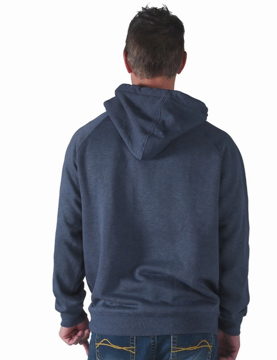 WindproofDesign B Tuff Unisex Born Free Eagle Blue Poly/Rayon Hoodie