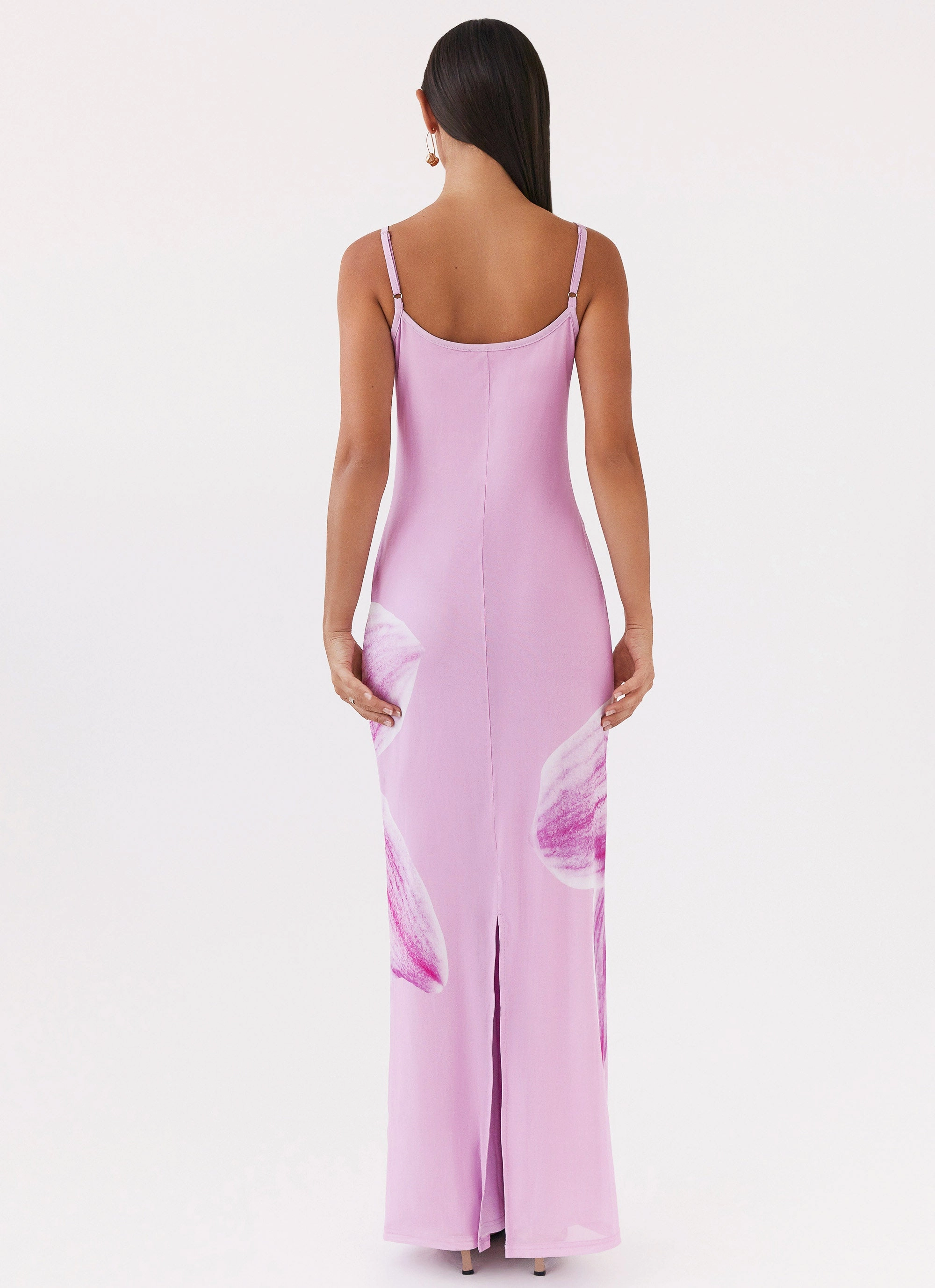Bad News Mesh Maxi Dress - Pink Magnolia Spring Vibe Work Friendly