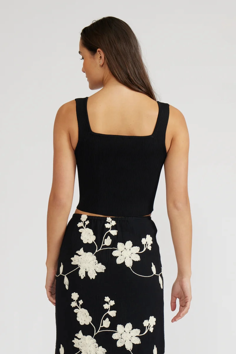 Breathable Mesh Insert Baez Crop Top