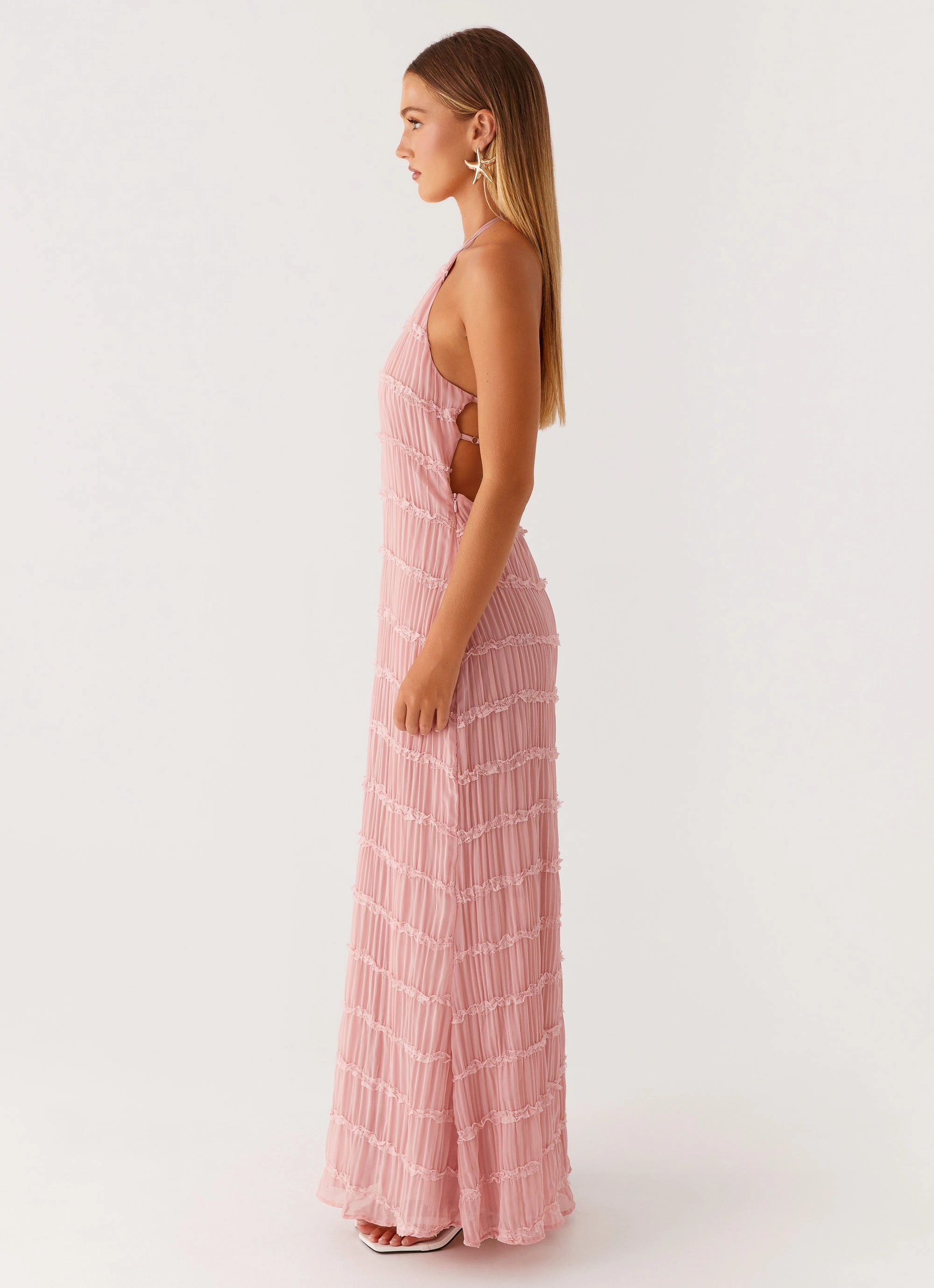 Relax Mode Aullie Maxi Dress - Pink