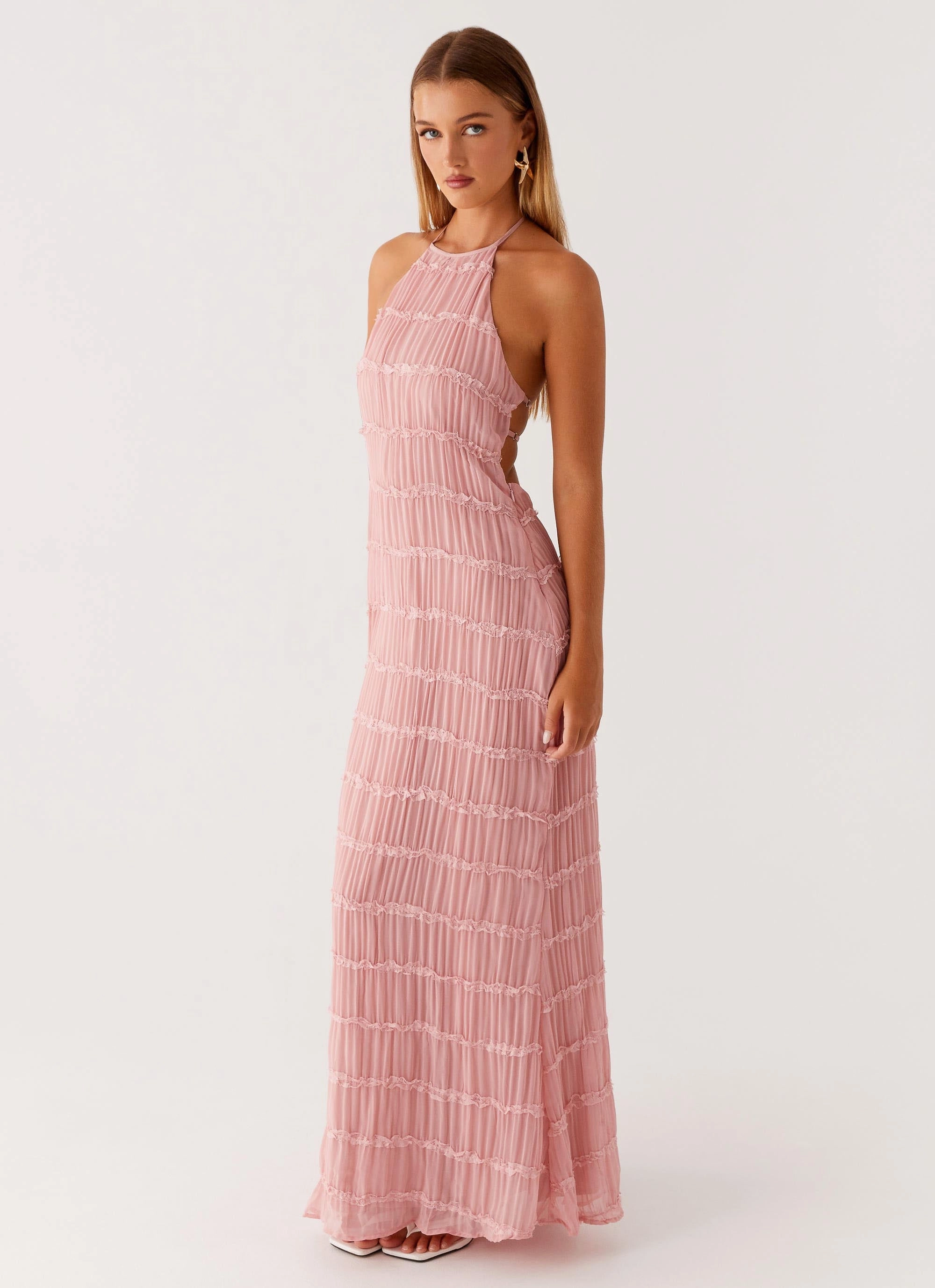 Light Elegance Aullie Maxi Dress - Pink